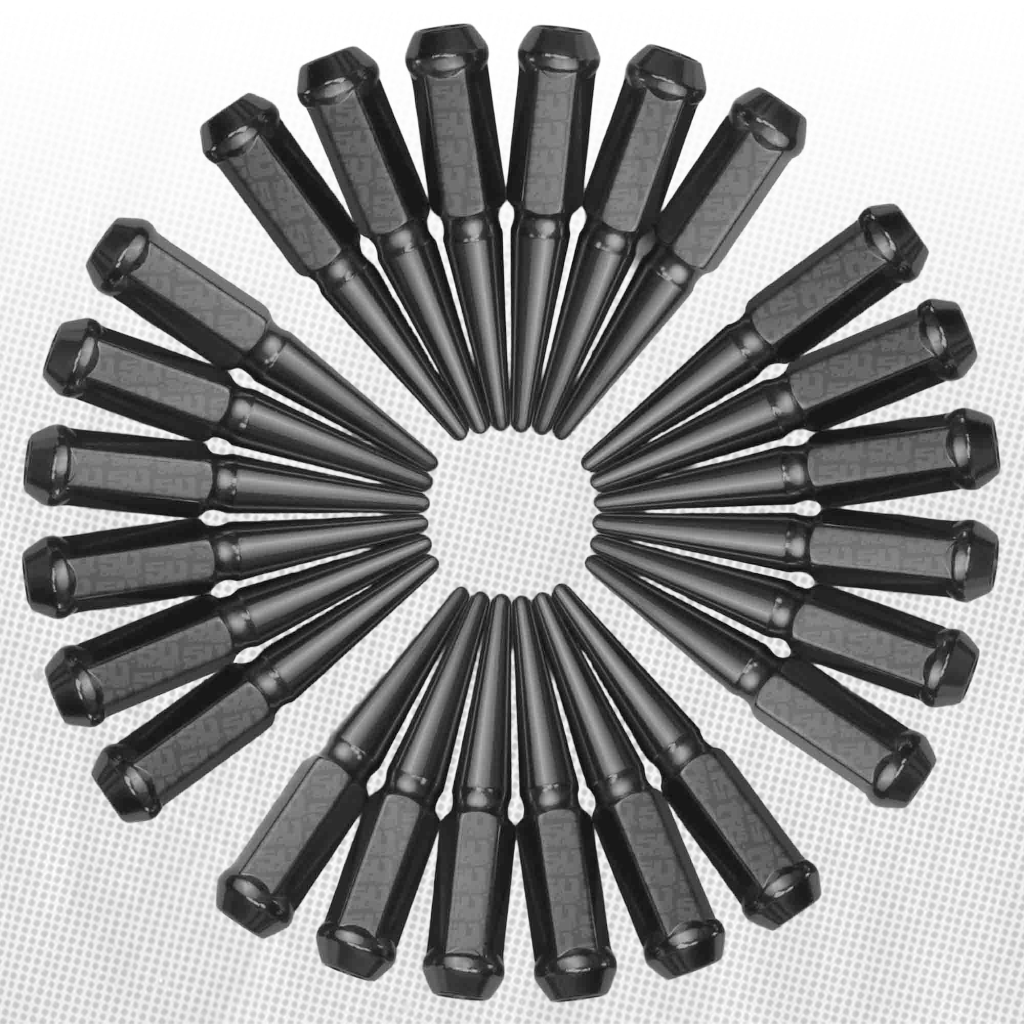 14x1.5mm Extended Spike Lug Nuts - 60 Degree Taper Seat