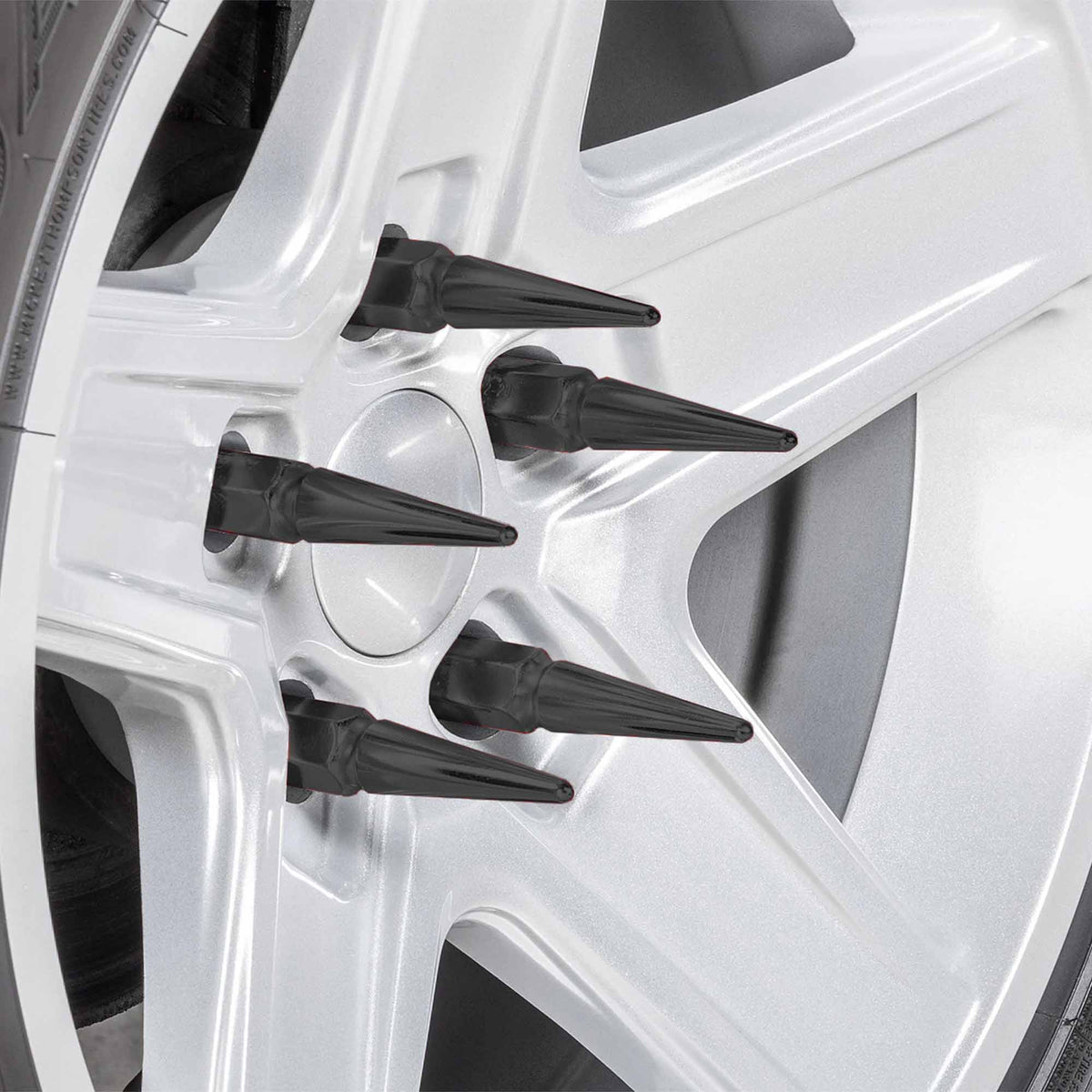 14x2.0mm Extended Spike Lug Nuts - 60 Degree Taper Seat