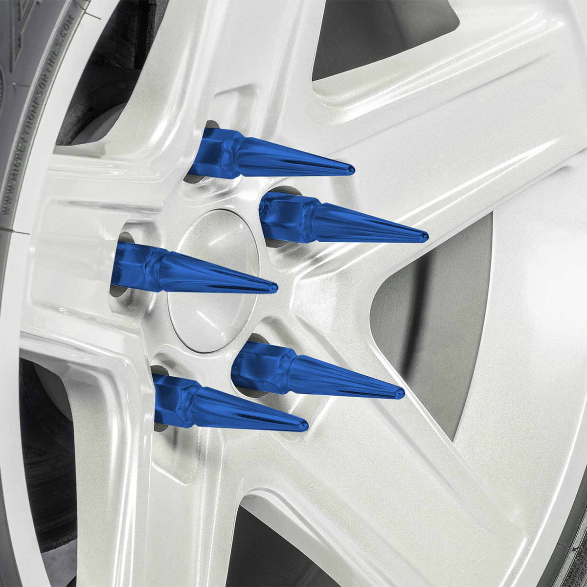 14x2.0mm Extended Spike Lug Nuts - 60 Degree Taper Seat