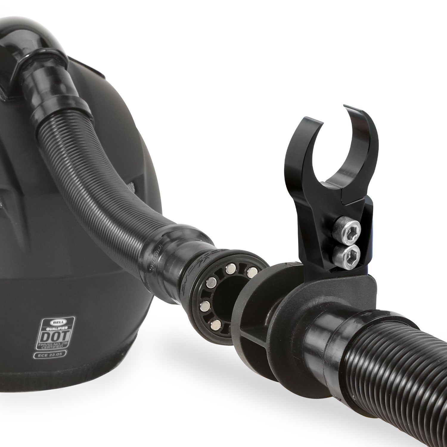 Magnetic Quick-Release for Helmet Air Pumper - CLEARANCE - with 2.5  Bar Mount
