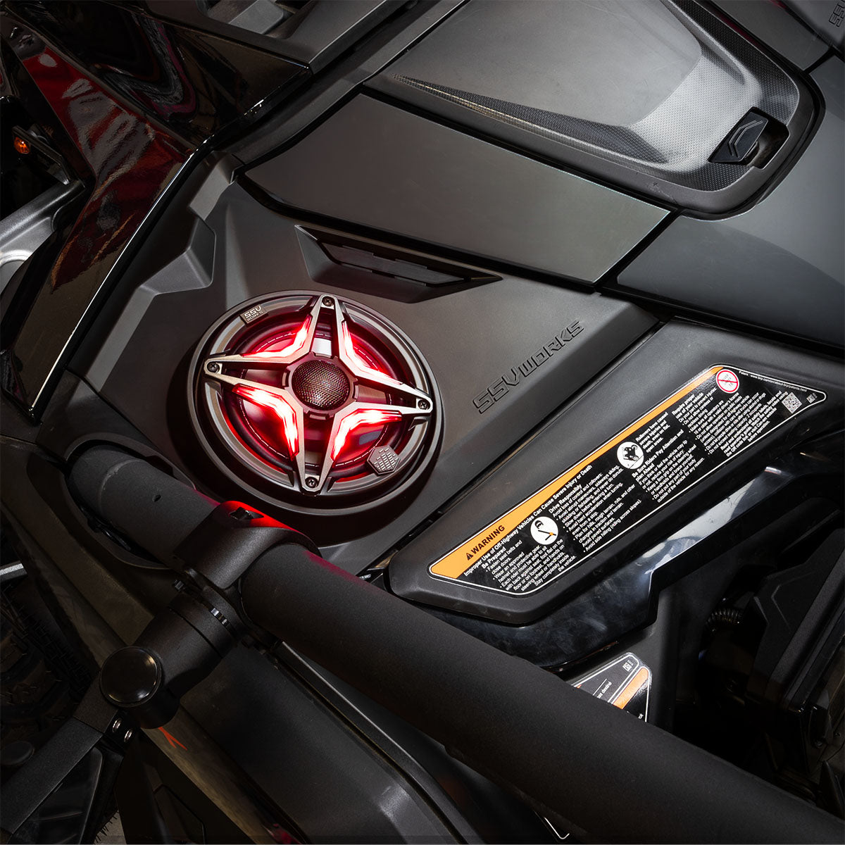 2024-2025 Can-Am® Maverick R, Phase-2 A-Spec 800watt 4-Speaker System