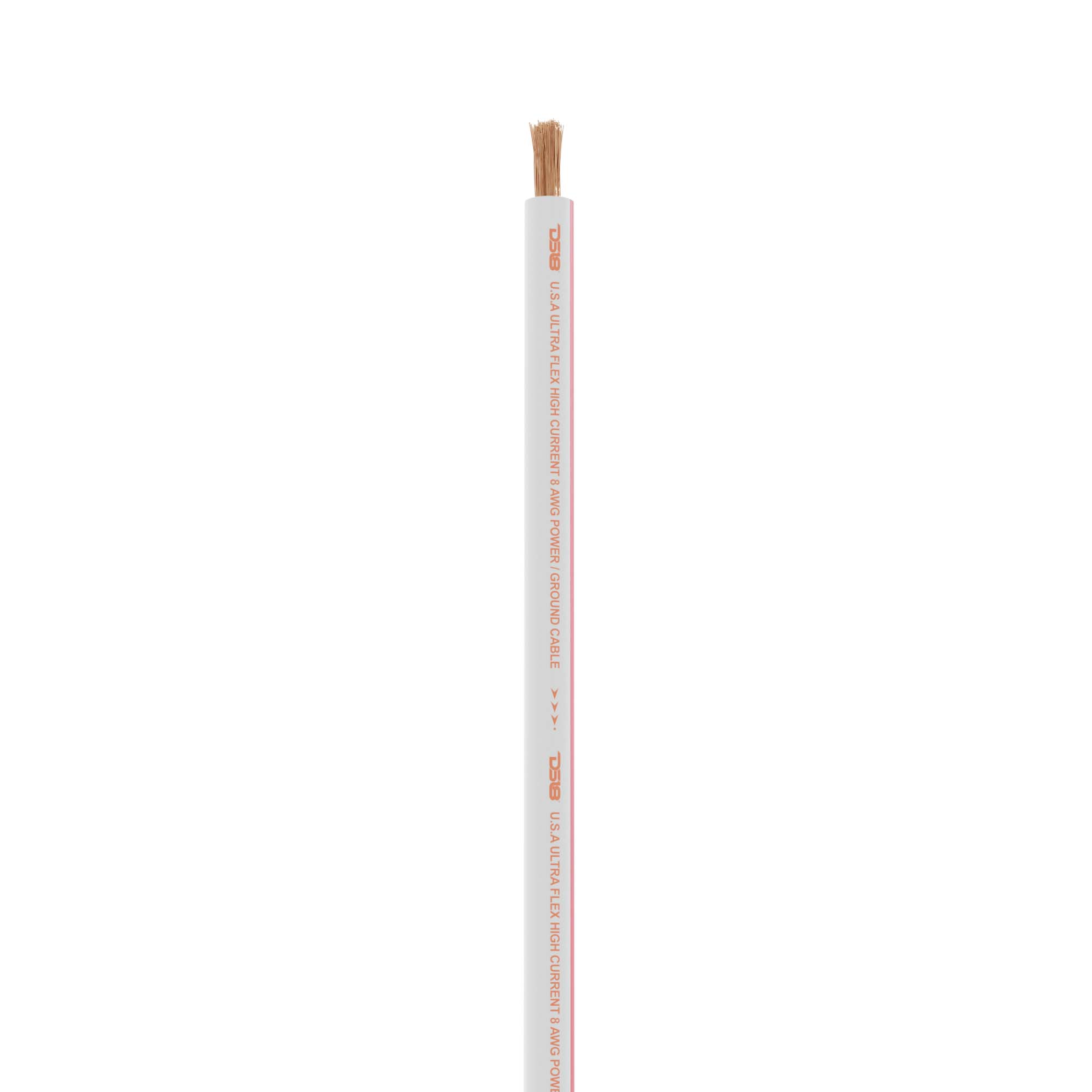 8-GA Marine Grade Tinned 100% Copper OFC Power Wire -100 Feet