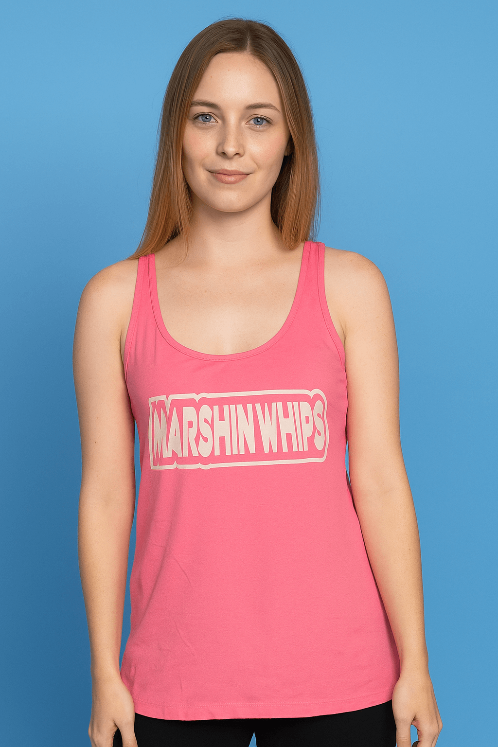Pink Marshin Whips Glow-in-the Dark Tank Top