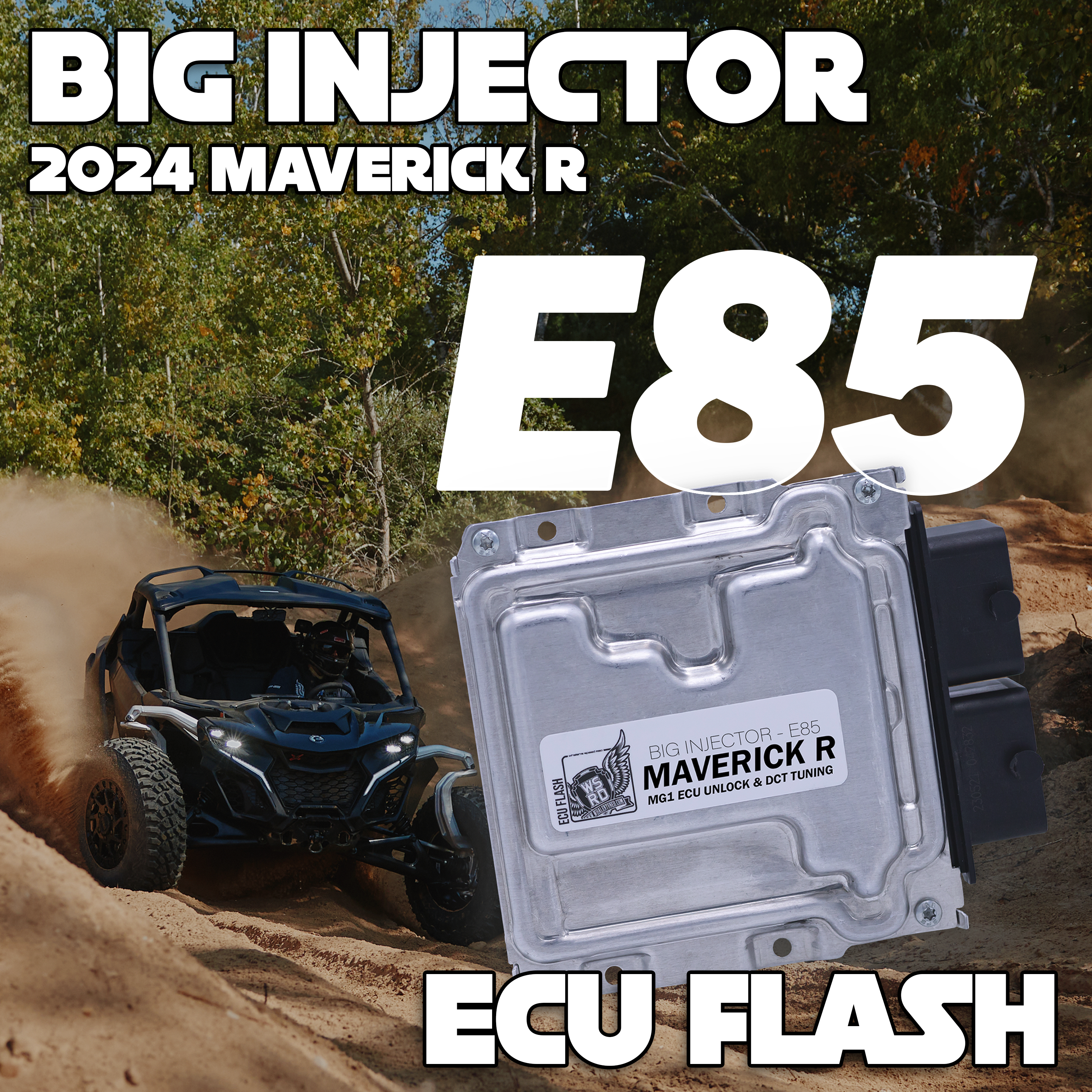 WSRD Big Injector MG1 ECU Unlock & DCT Transmission Tuning | 2024 Maverick R (355HP)