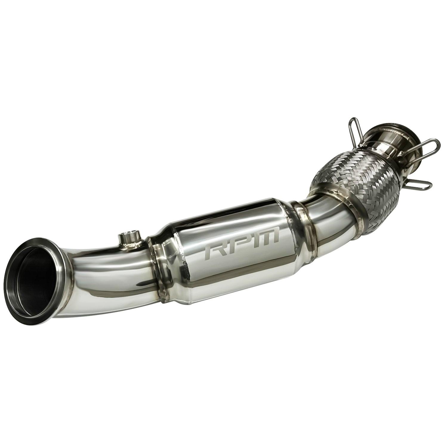 RPM Can-Am Maverick R Turbo 3" BIG MOUTH Mid Pipe - With 6" Resonator - RPM SXS