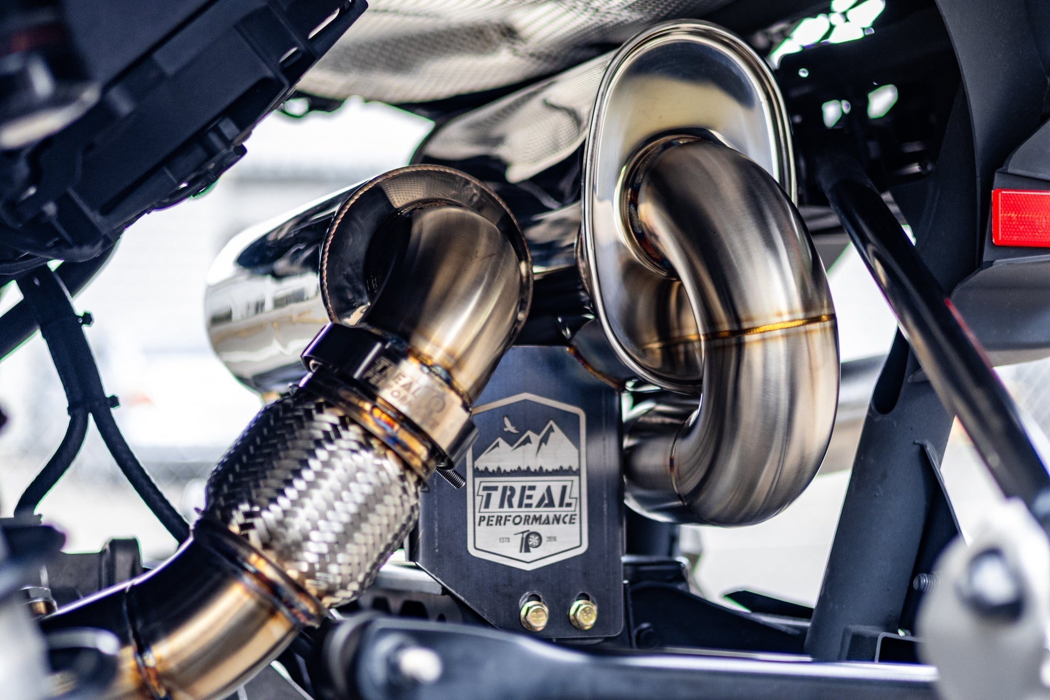 Treal Performance | 2024-2025 Can-Am Maverick R "The Patriot" Exhaust System