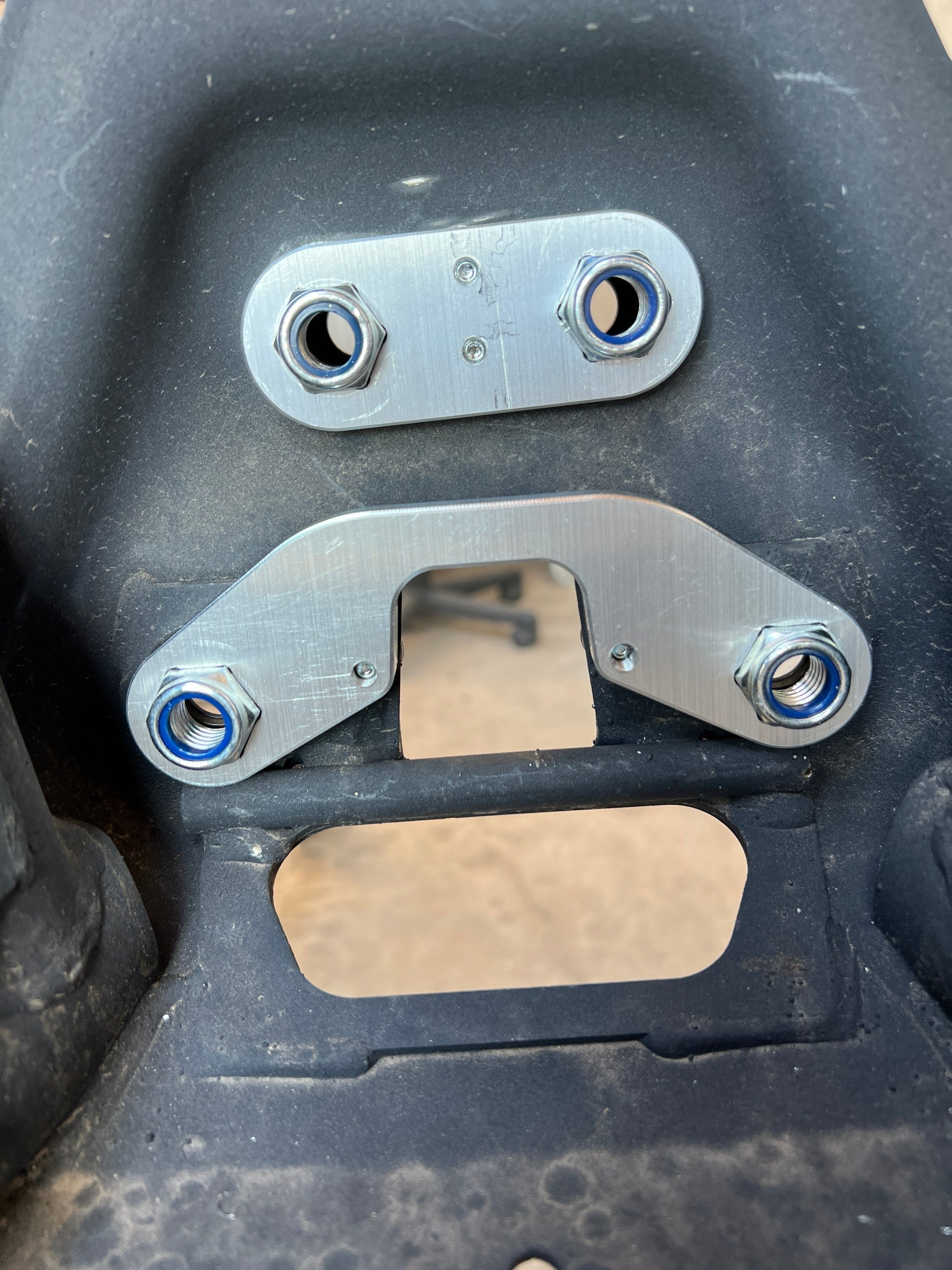 Can-Am Maverick R Radius Rod Nut Plate Kit