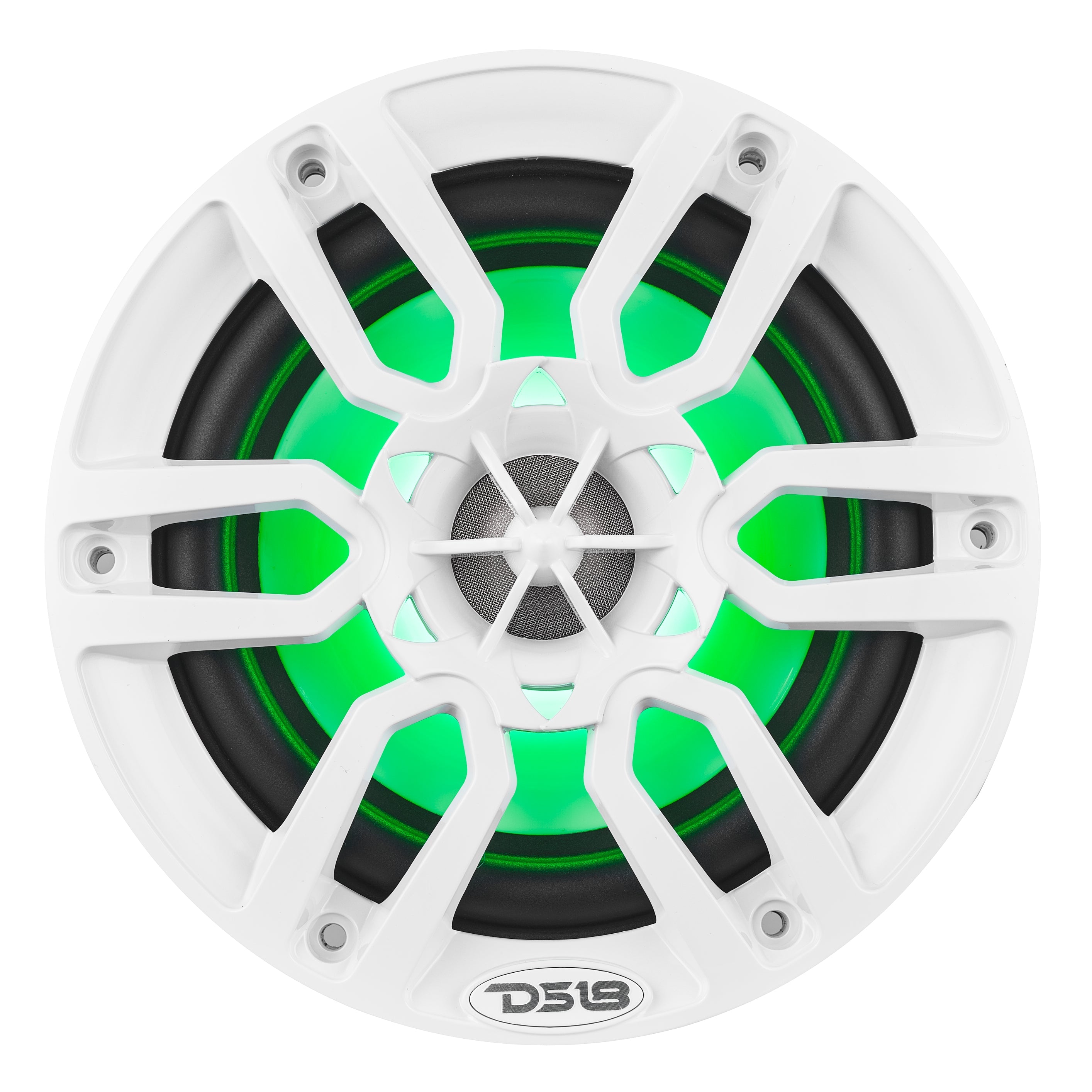 NXL 6.5" 2-Way Coaxial Marine Speaker With LED RGB Lights 100 Watts Rms 4-Ohm