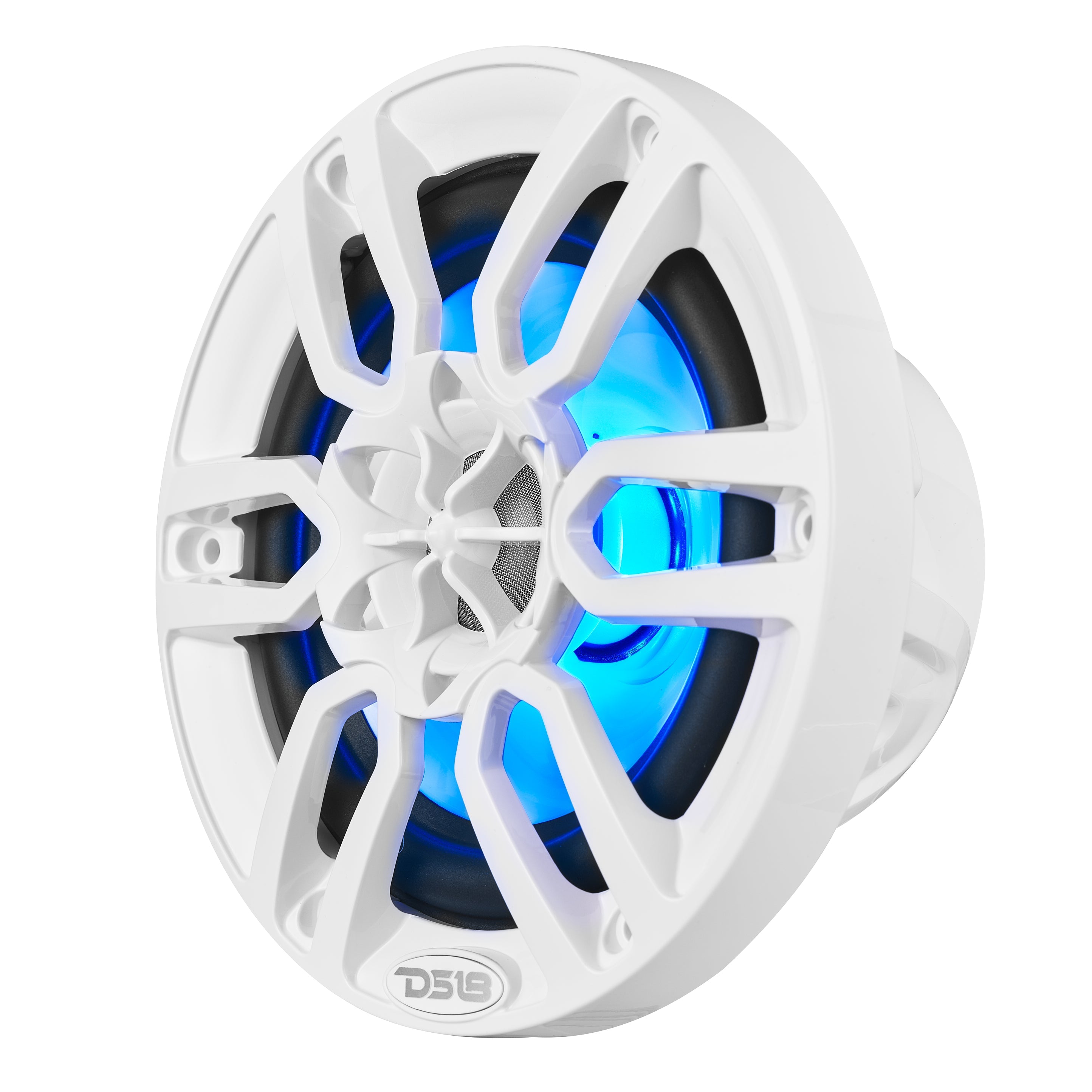 NXL 6.5" 2-Way Coaxial Marine Speaker With LED RGB Lights 100 Watts Rms 4-Ohm