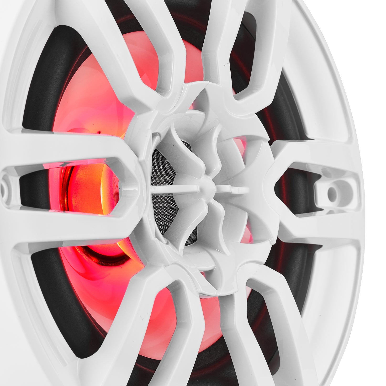 NXL 6.5" 2-Way Coaxial Marine Speaker With LED RGB Lights 100 Watts Rms 4-Ohm