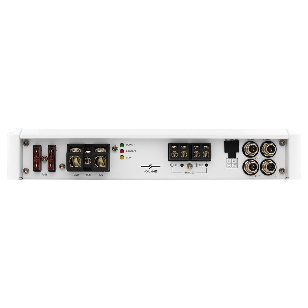 NXL 2-Channel Full-Range Class D IP55 Marine Amplifier | 2 x 250W RMS @ 4-Ohm