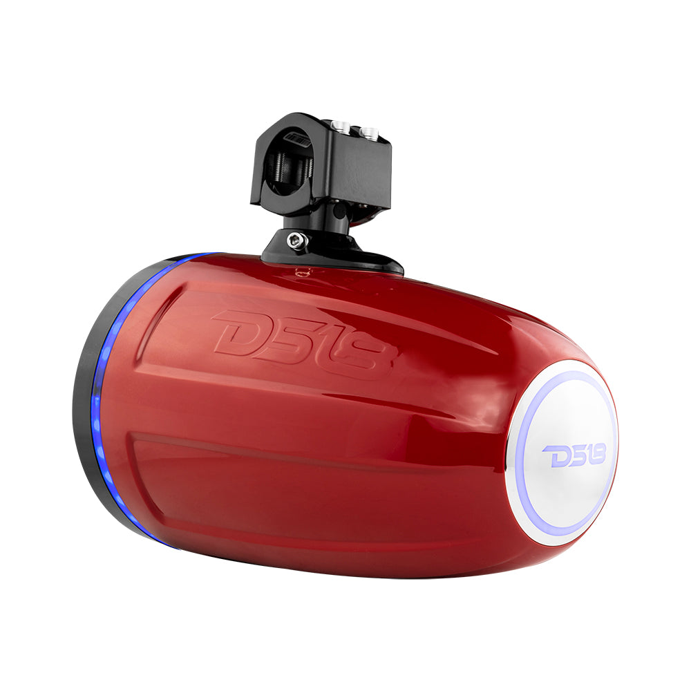 NXL 8" Marine and Powersports Towers LED RGB Lights 125 Watts Rms - Red