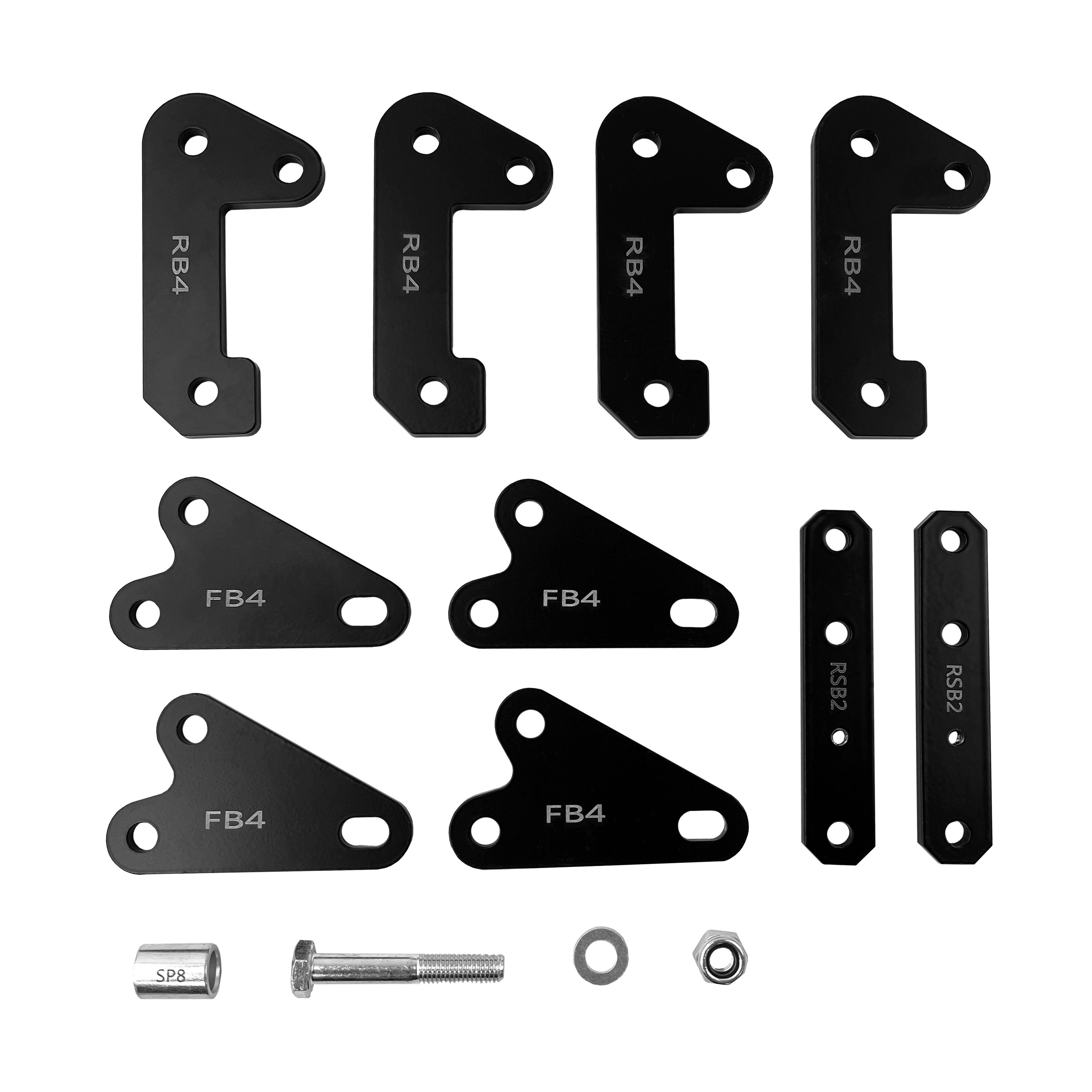 2013–2019 Polaris Ranger 1000/900/570 Demon Heavy Duty Bracket Lift Kit