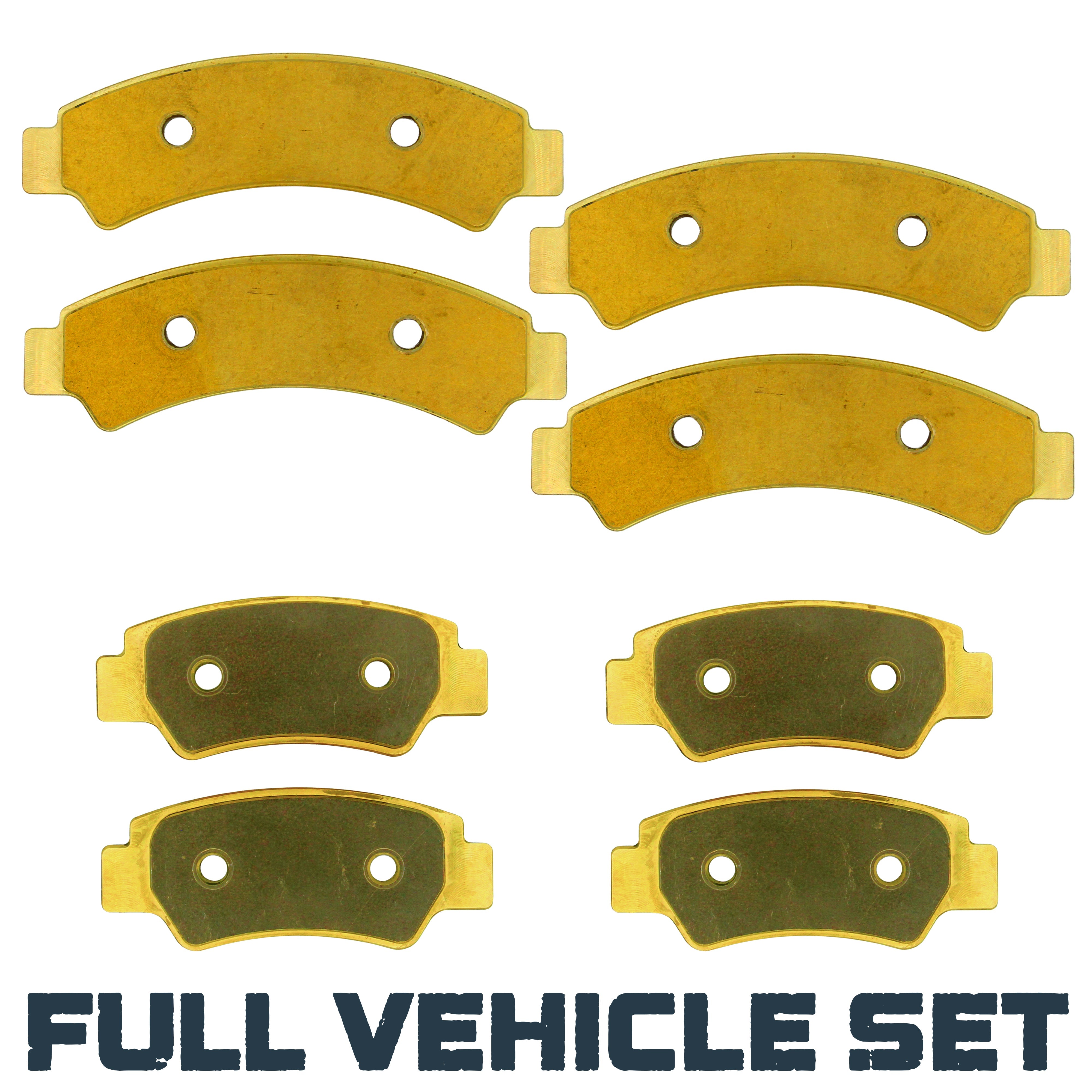 CFMoto U10 PRO/U10XL PRO 2025-2026 Brass Brake Pad Set