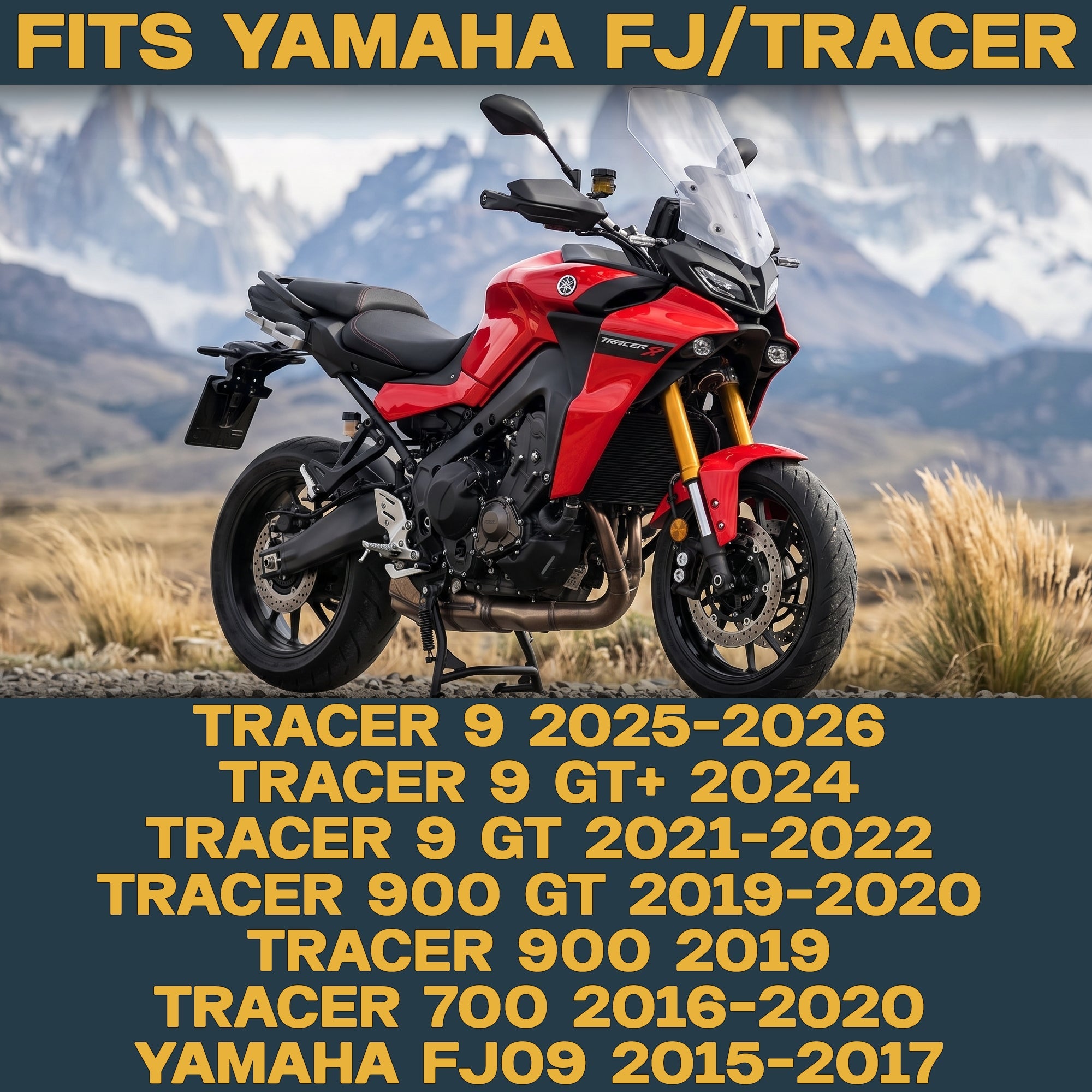 Yamaha FJ09 Tracer 700/900 2015-2026 Ceramic Brake Pad Set