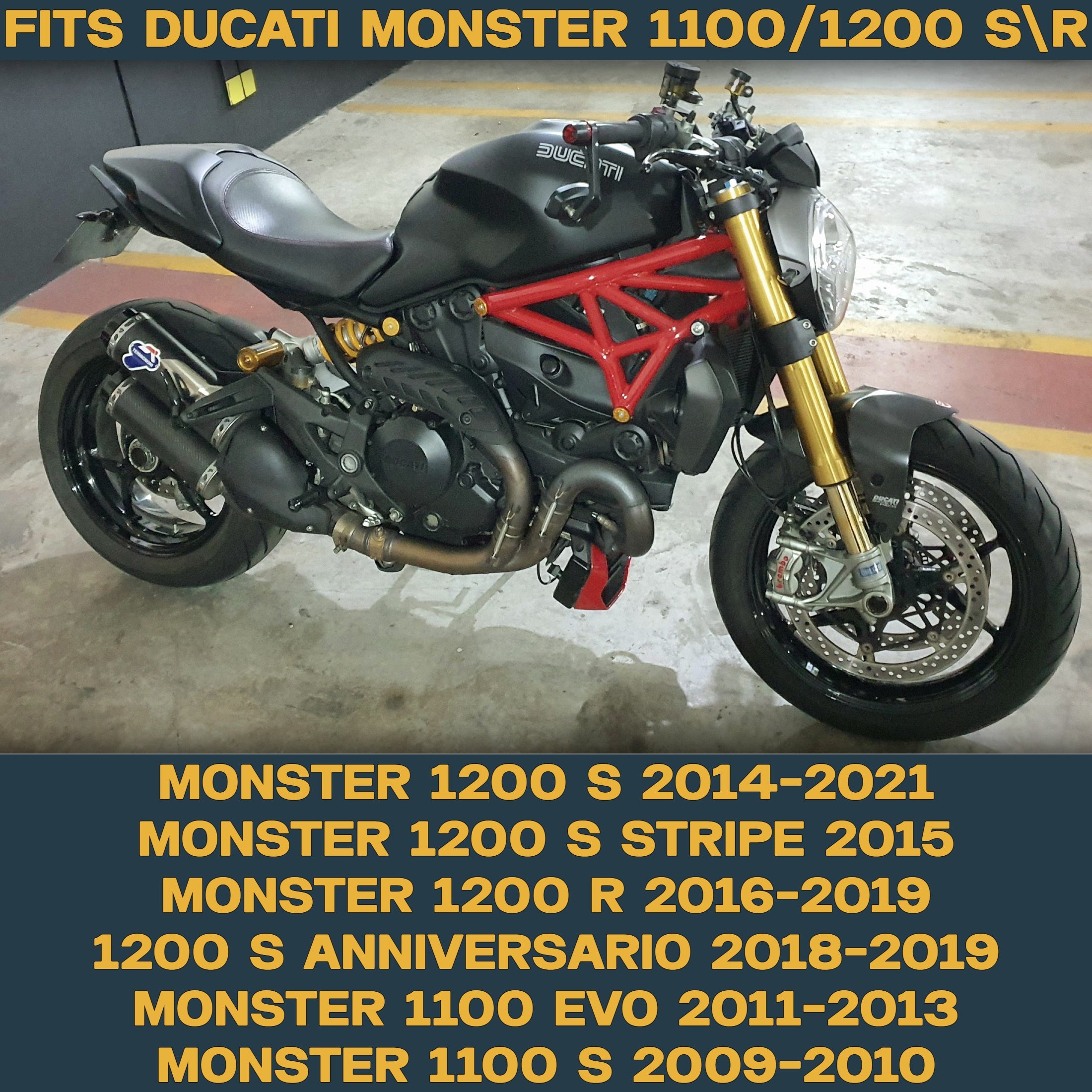 Ducati Monster 1100/1200 S/R/EVO 2009-2021 Ceramic Brake Pad Set
