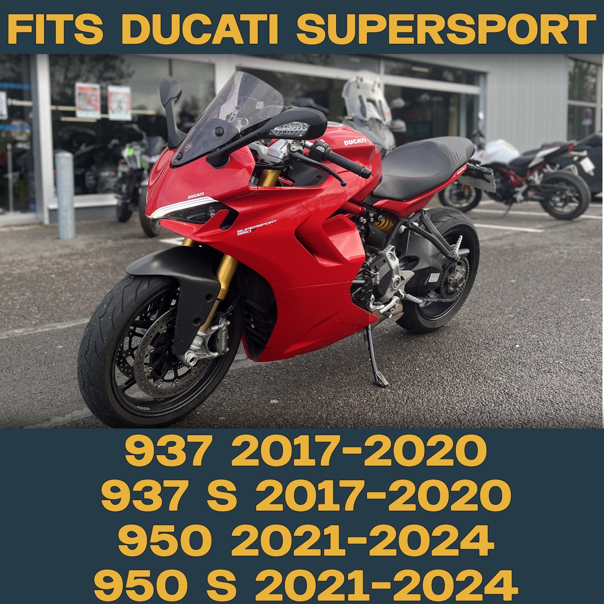 Ducati Supersport 937/950 2017-2024 Ceramic Brake Pad Set