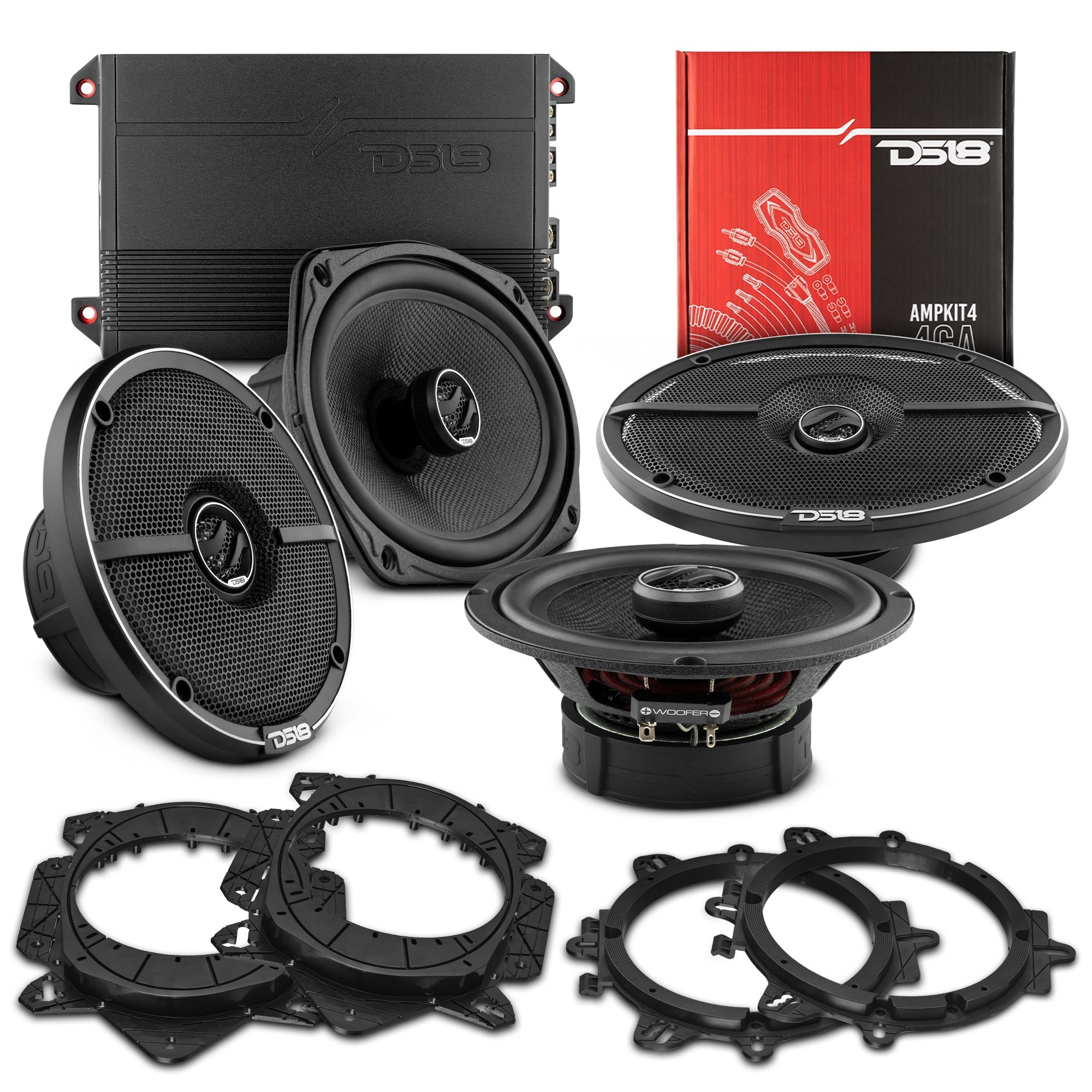 Premium Power 6.5” & 6x9” Coaxial Speaker Bundle