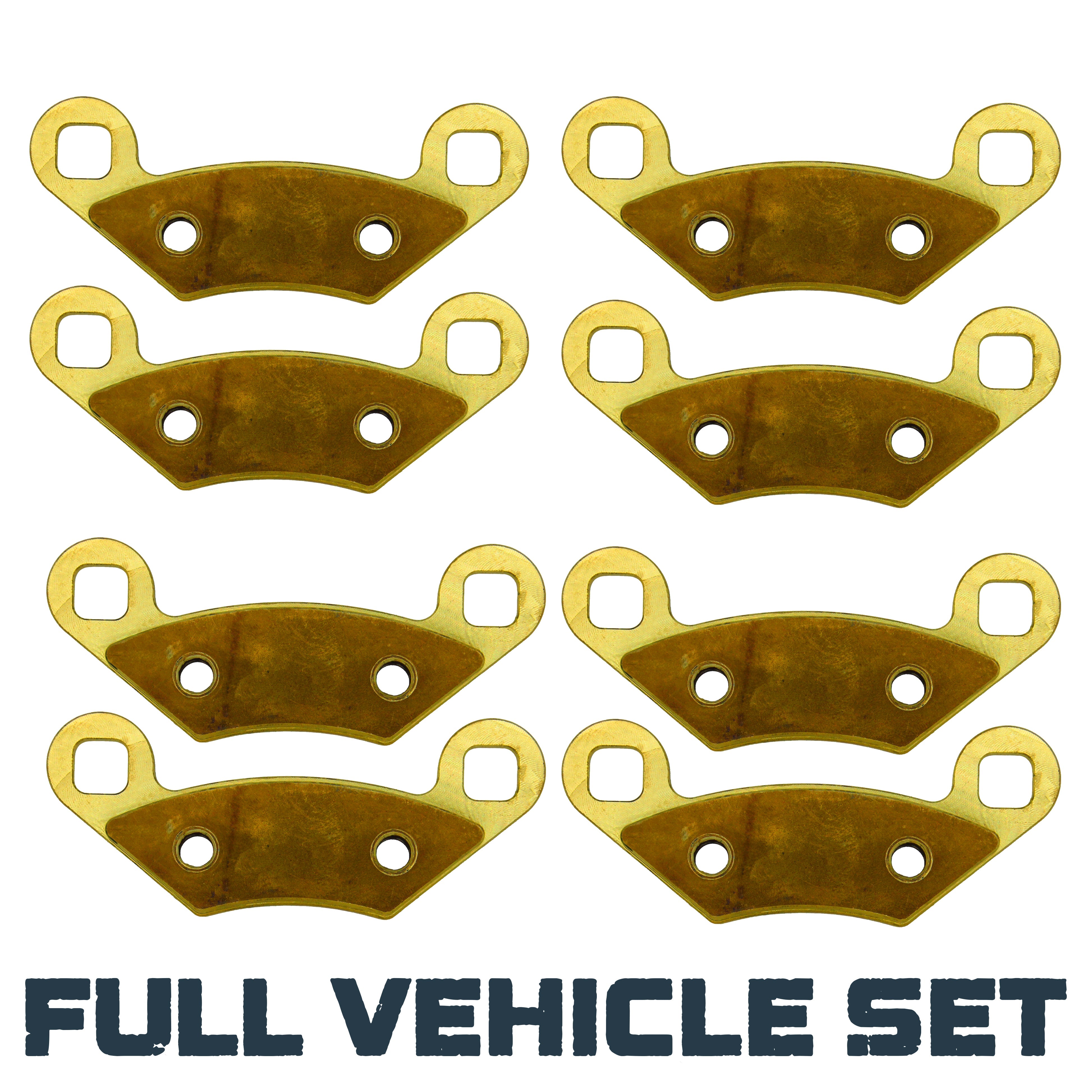 Polaris Sportsman X2/Touring 500/700/800 ATP 330/500 2004-2009 Brass Brake Pad Set
