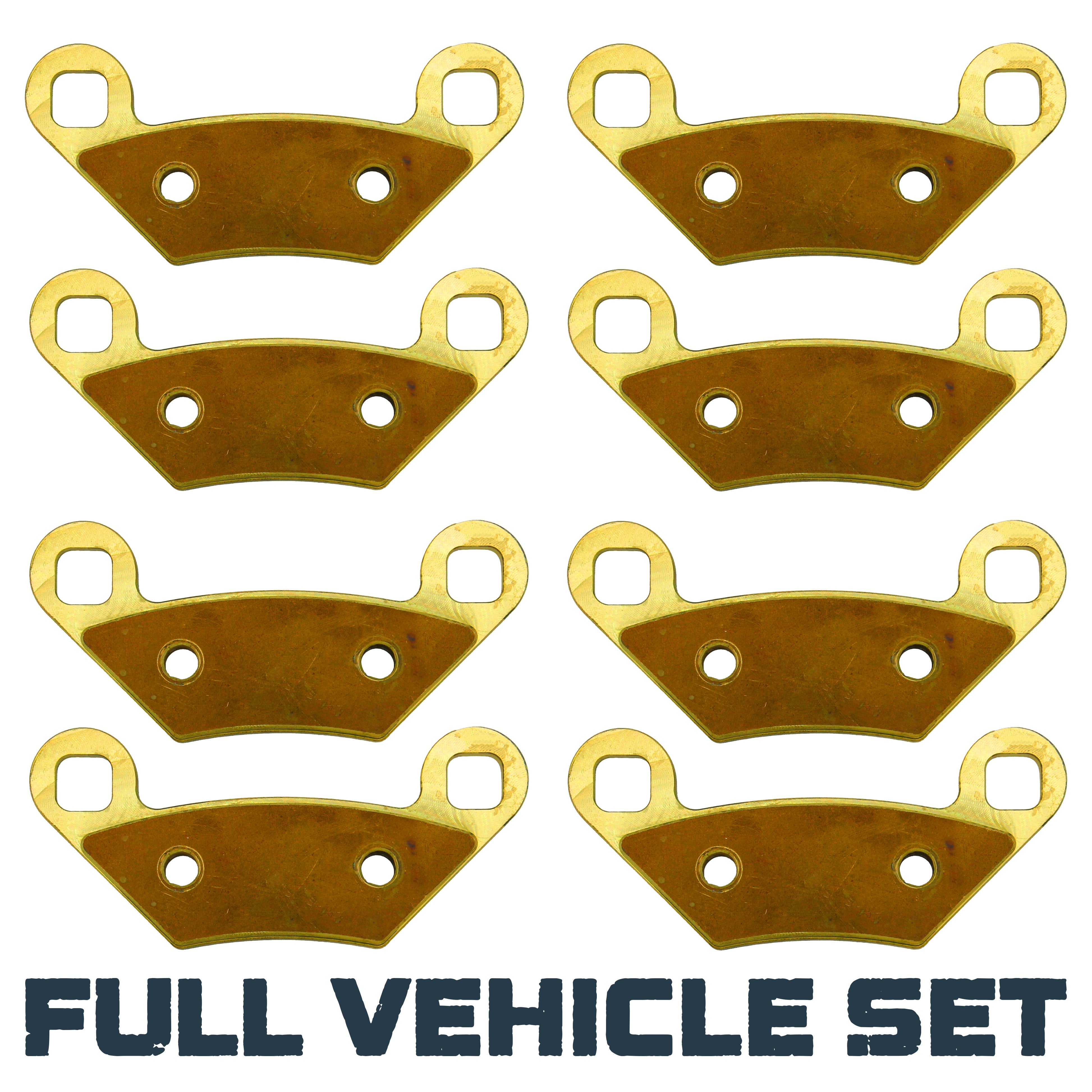 Polaris Sportsman XP 1000/Touring XP 1000/850 High Lifter/X2 550 2010-2026 Brass Brake Pad Set