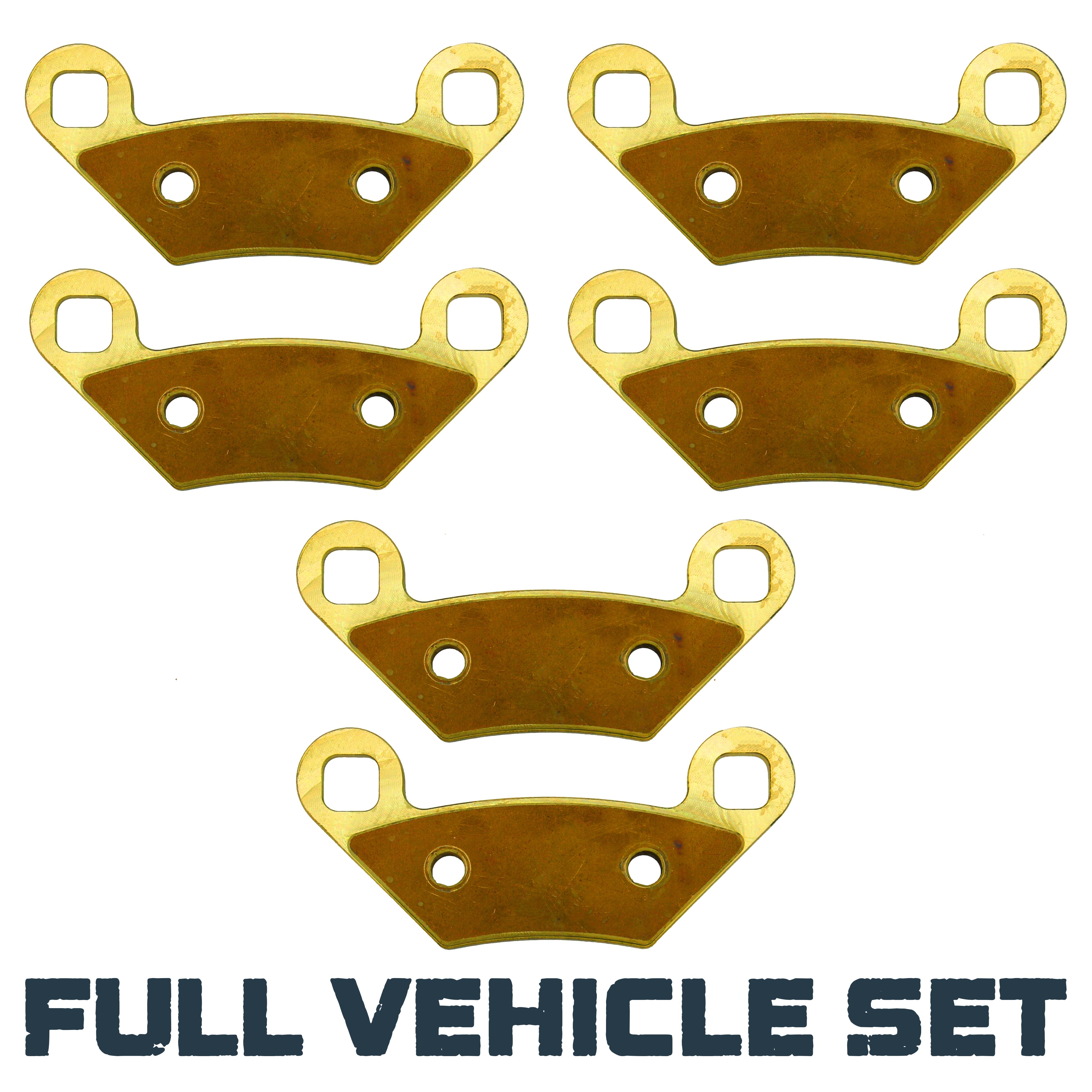 Polaris Sportsman 850/570/550/450 2009-2026 Brass Brake Pad Set