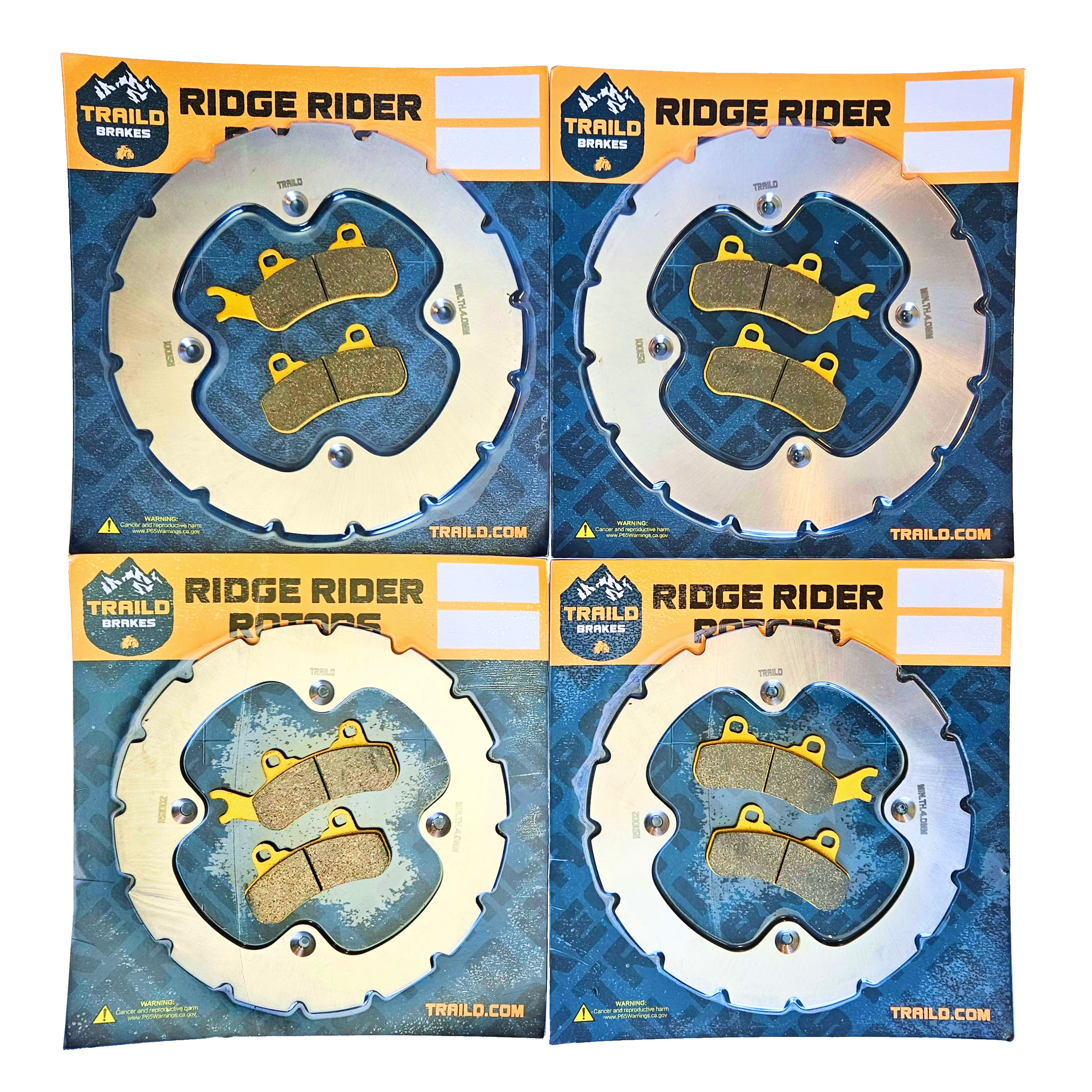 Can-Am Commander/Commander MAX 1000R/700 2021-2026 Ridge Rider Rotor and Pad Kit