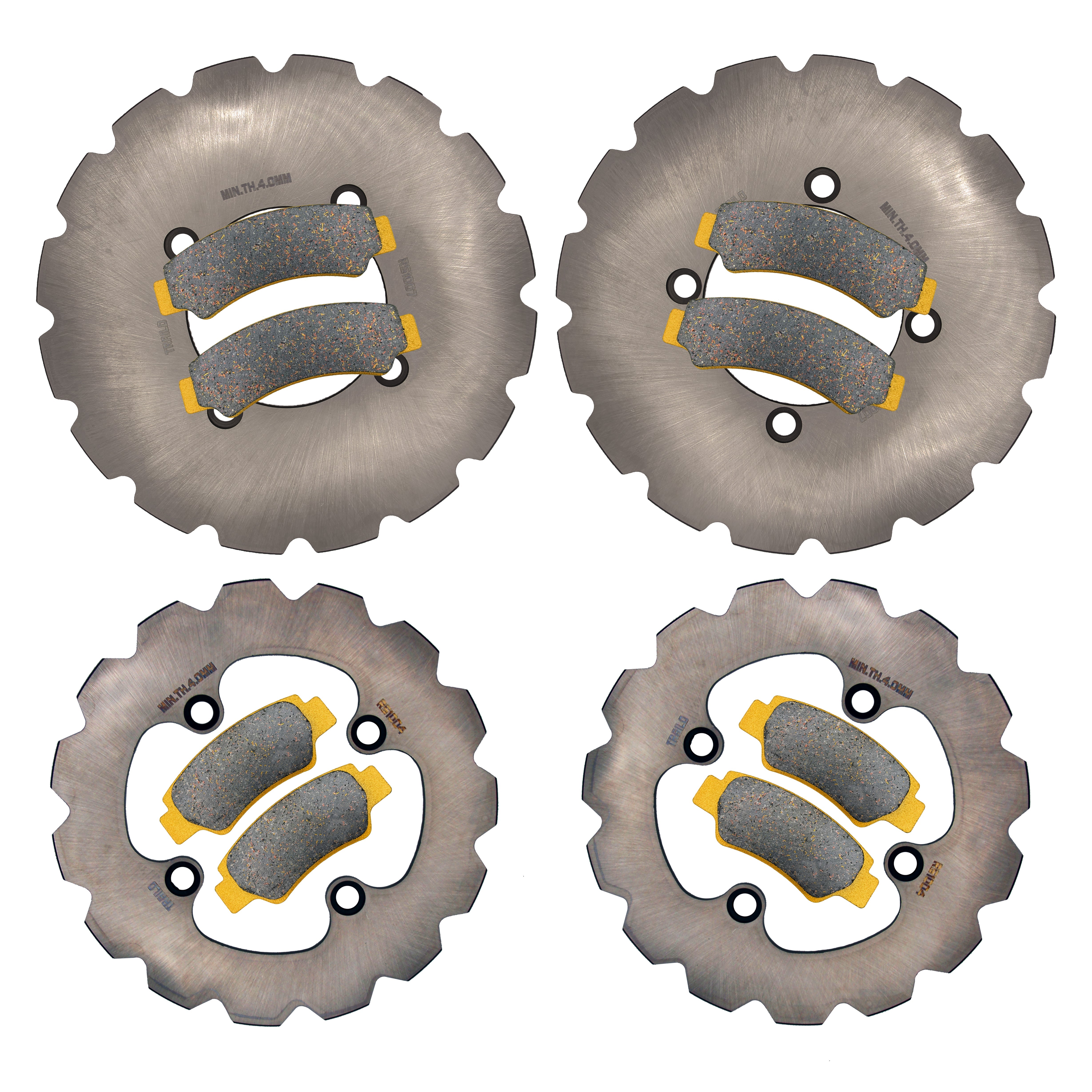 CFMoto UForce 1000 XL/800 XL (6-Seater) 2022-2026 Ridge Rider Rotor and Pad Kit
