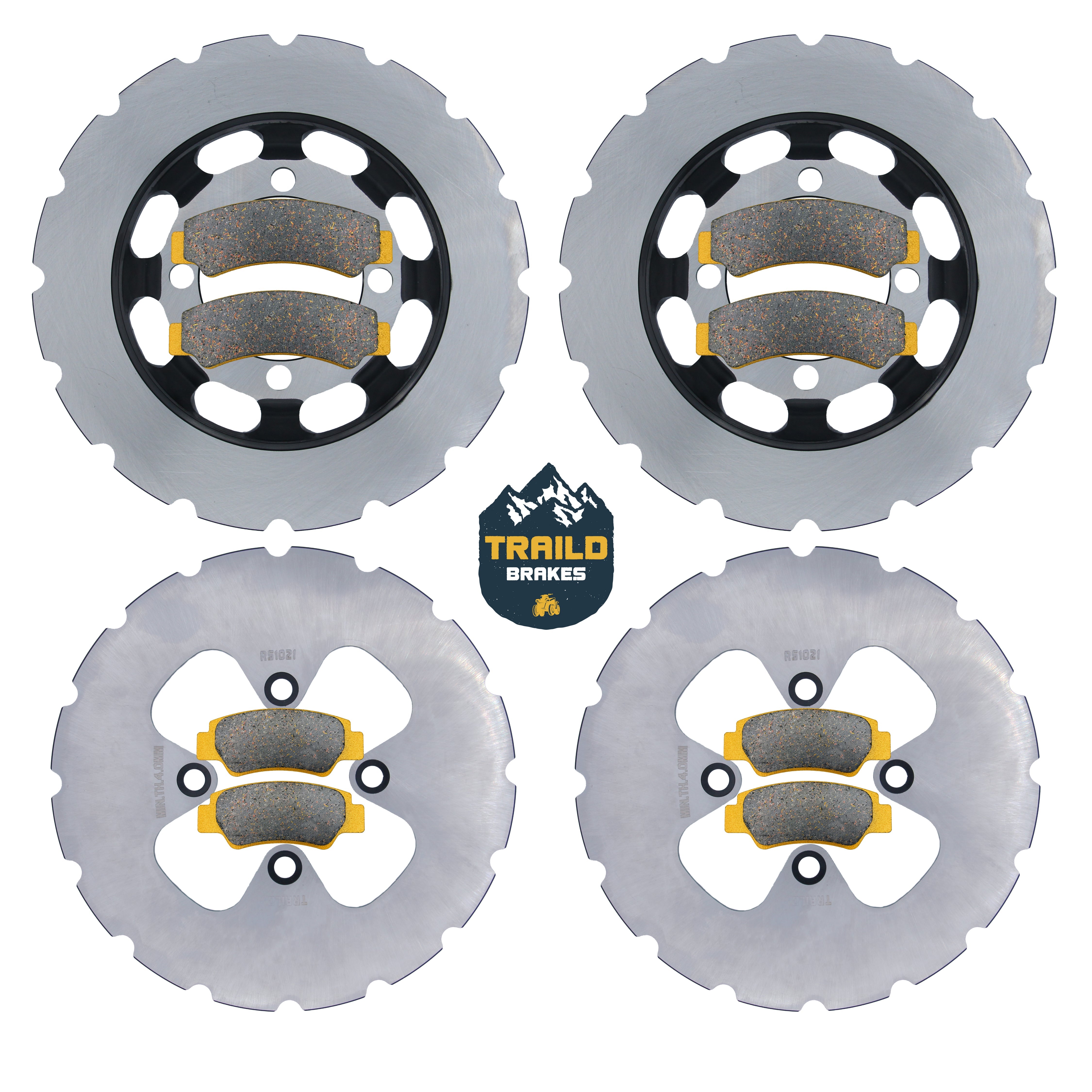 CFMoto CFORCE 800/1000 2024-2026 Ridge Rider Rotor and Pad Kit