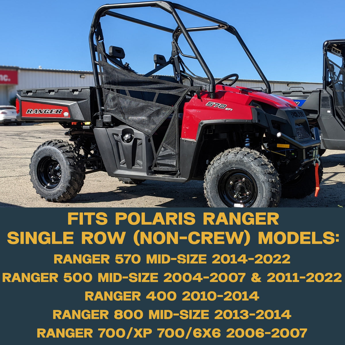Polaris Ranger 400/500/570/700/800 Mid-Size 2006-2022 Ridge Rider Rotor and Pad Kit