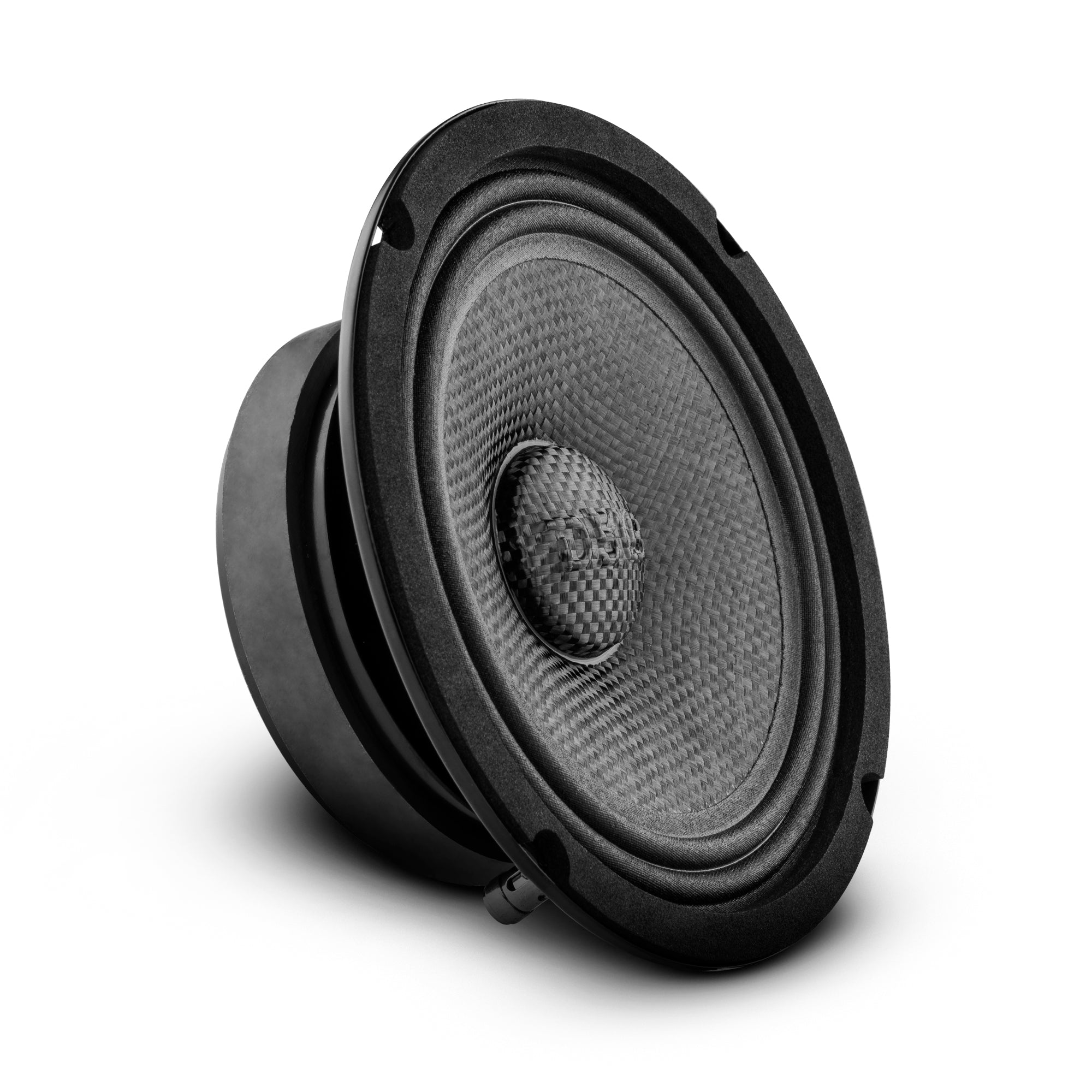 DS18 PRO 6.5” Shallow Mid-Bass Loudspeaker with Carbon Fiber Water-Resistant Cone | 250W RMS 4-Ohm