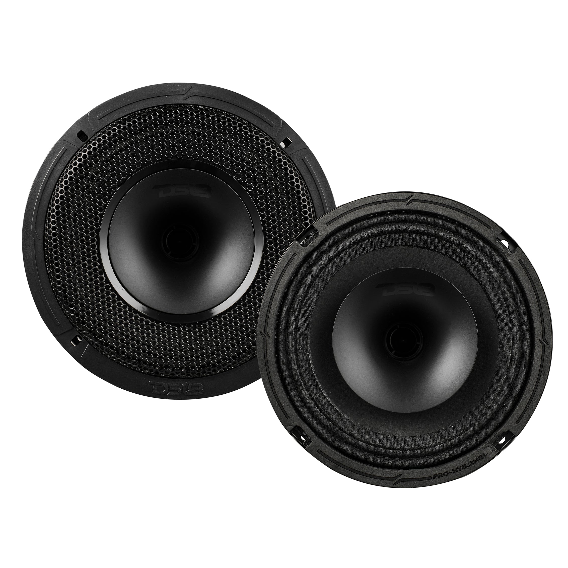 PRO 6.5" Hybrid Slim Loudspeaker with a 1" Compression Driver Horn 150 Watts Rms 2-Ohm