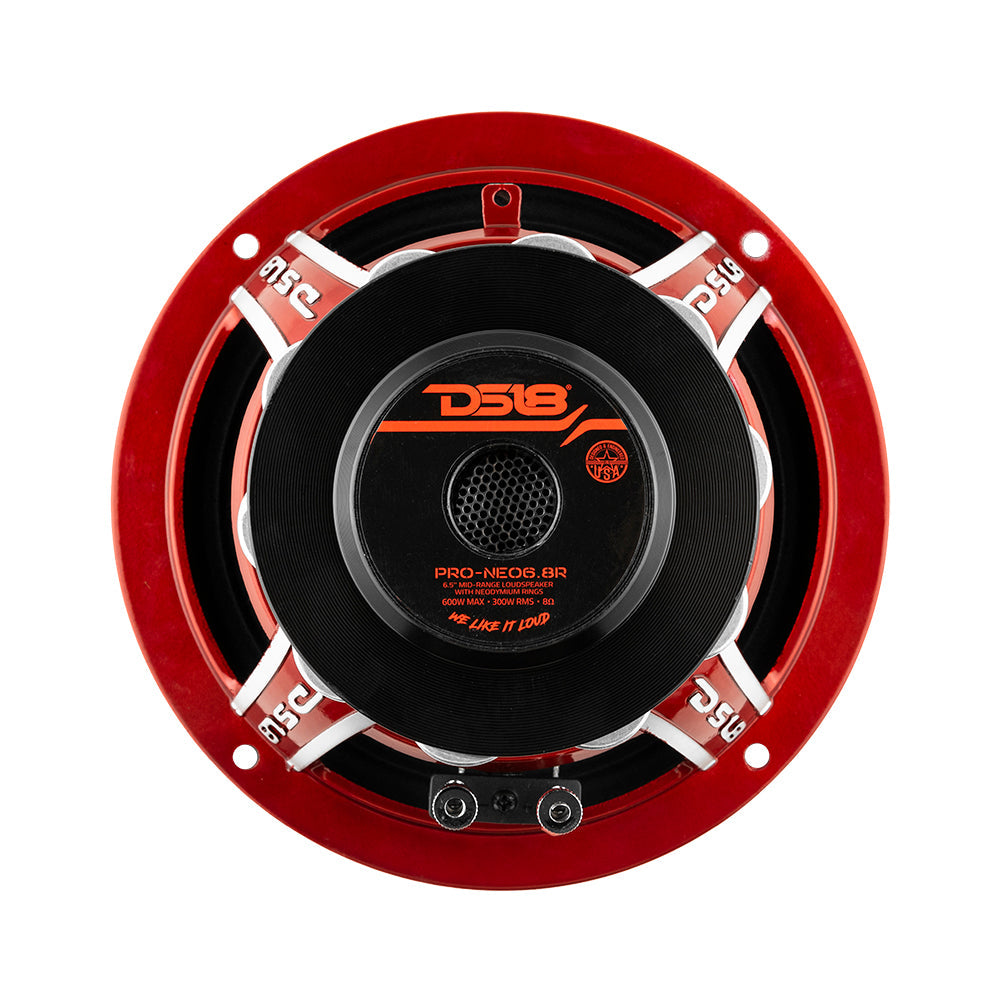 PRO 6.5" Neodymium Mid-Range Loudspeaker 300 Watts Rms 8-Ohm