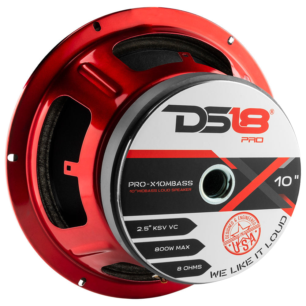 PRO-X 10" Mid-Bass Loudspeaker | 400W RMS 8-Ohm