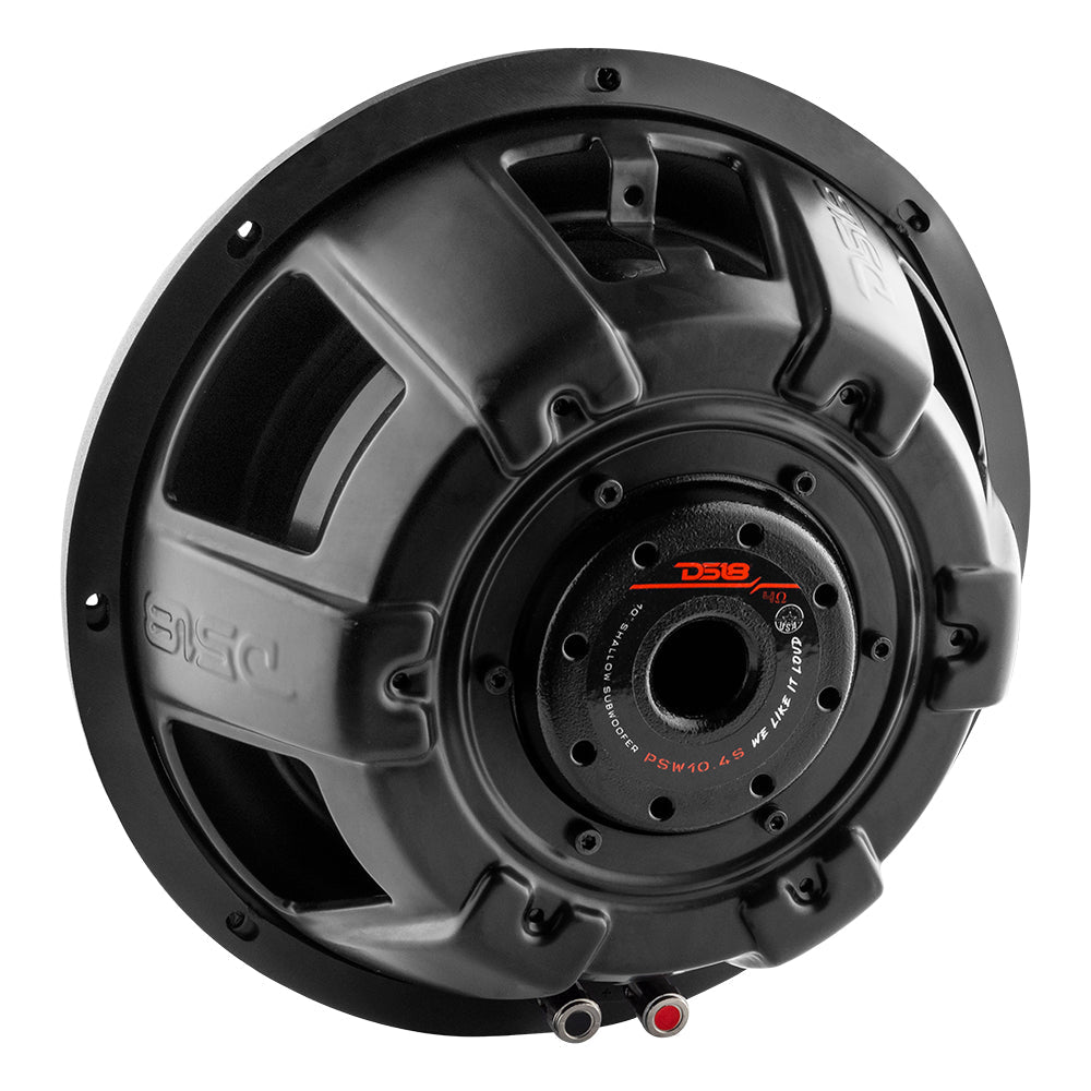 PS Shallow-Mount Water Resistant 10" Subwoofer | 500W RMS SVC 4-Ohm