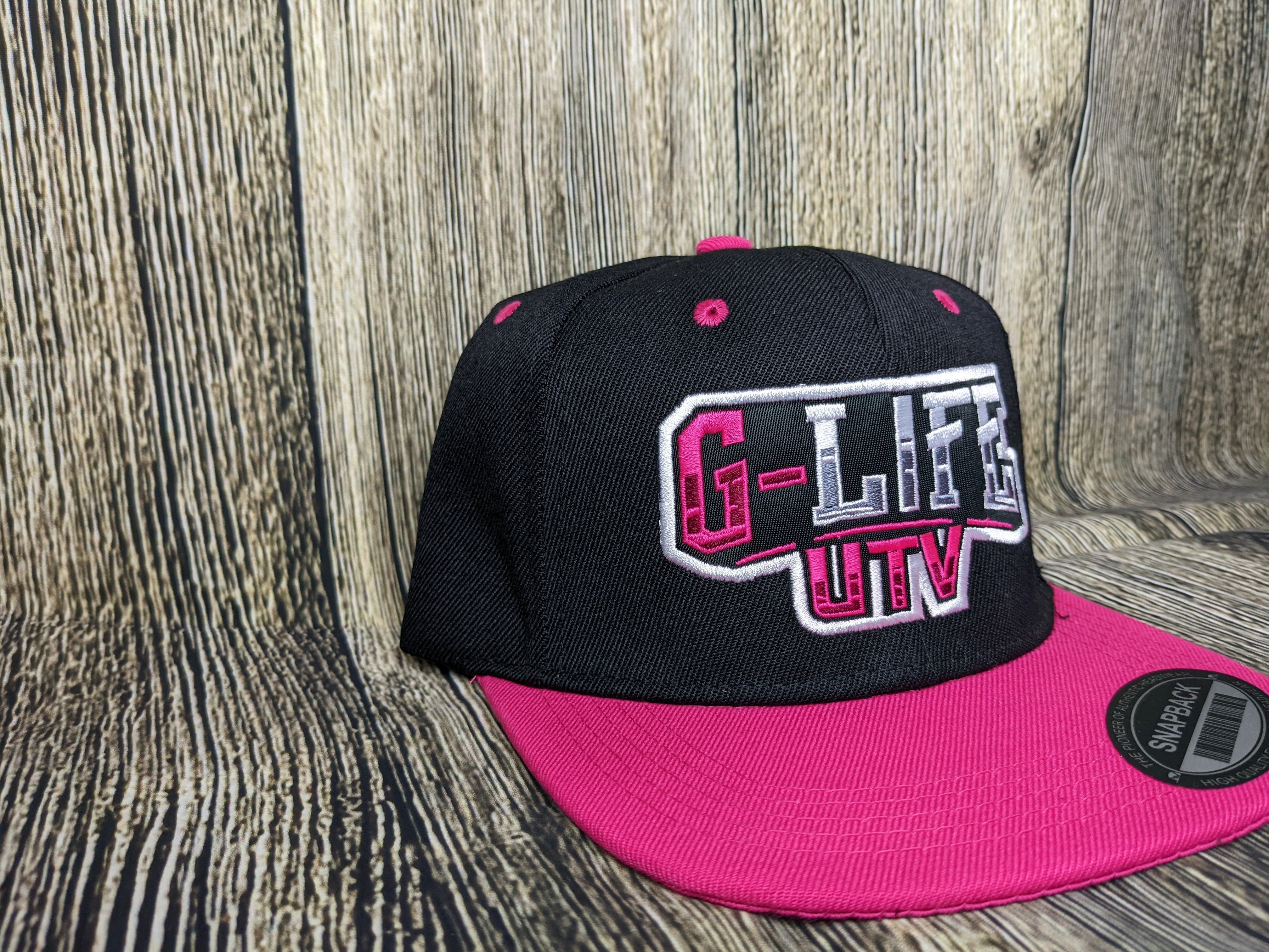 G Life UTV - Black/Pink Snapback Hat