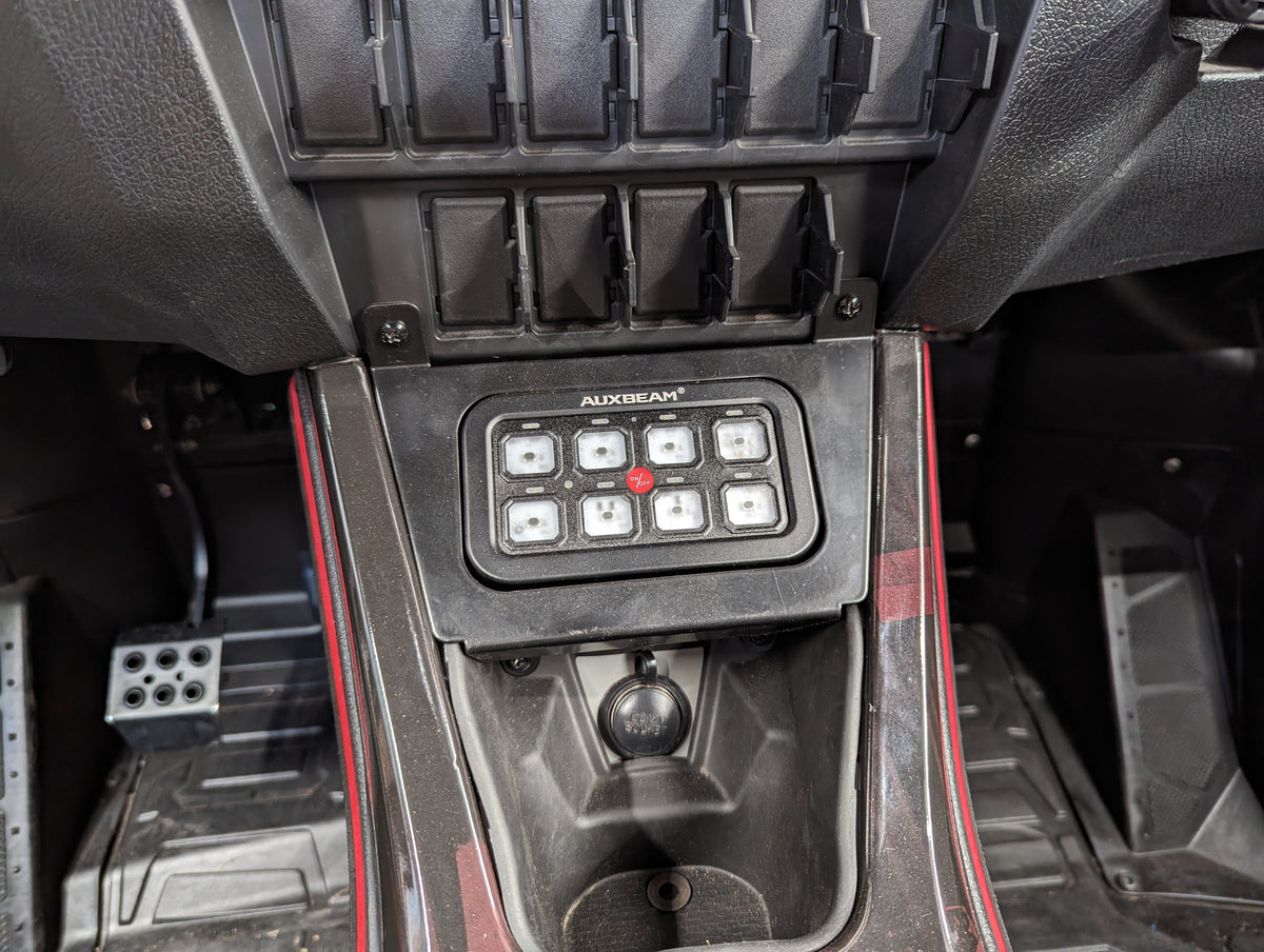 Polaris RZR Pro R Auxbeam RA80XL Switch Panel Mount (2020–2024)