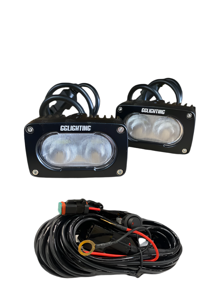 GP10 Offroad LED Pod Bundle Dual Color With Free Wiring Harness