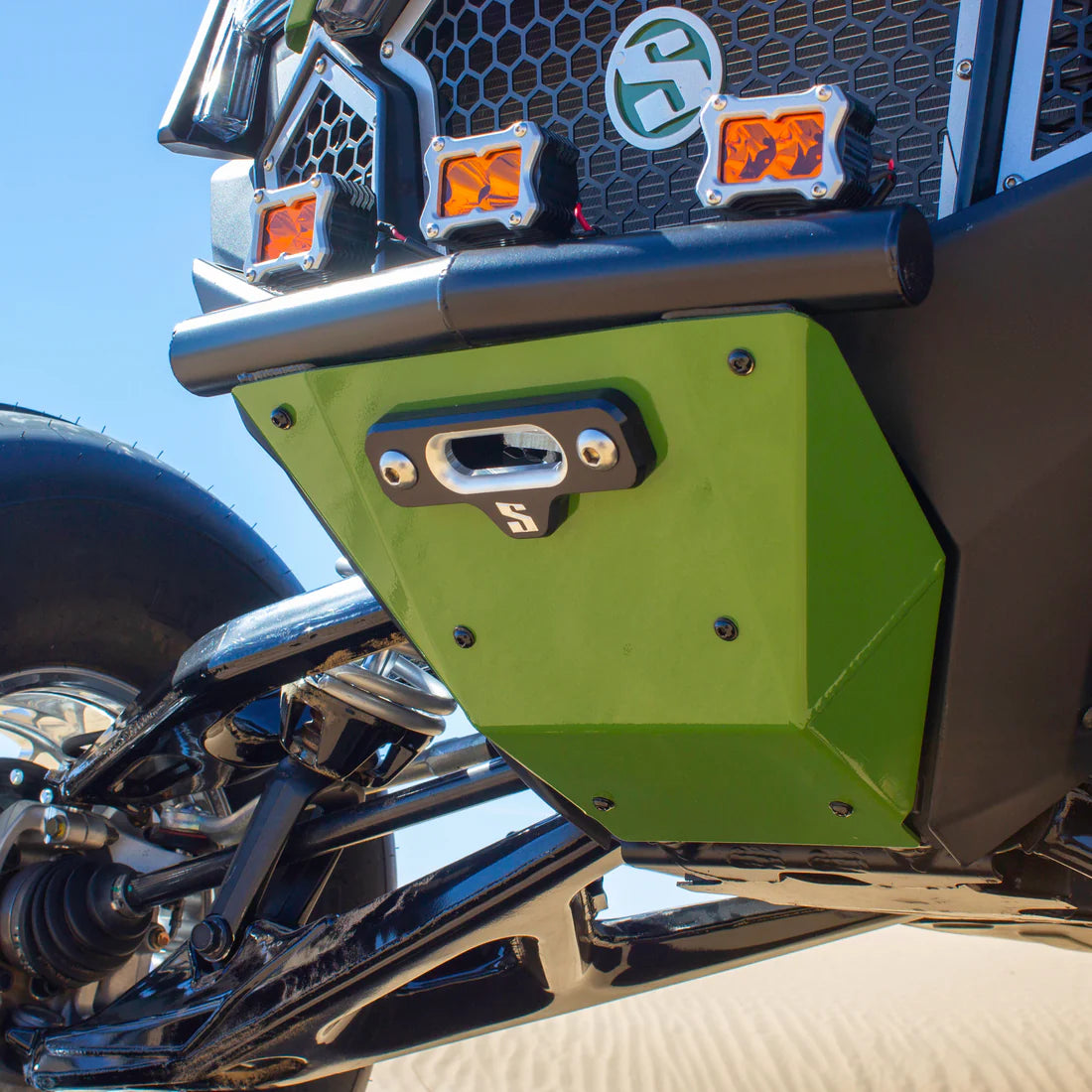 Polaris RZR Pro R/Pro S/Turbo R Single Tube Front Bumper with Winch Mount