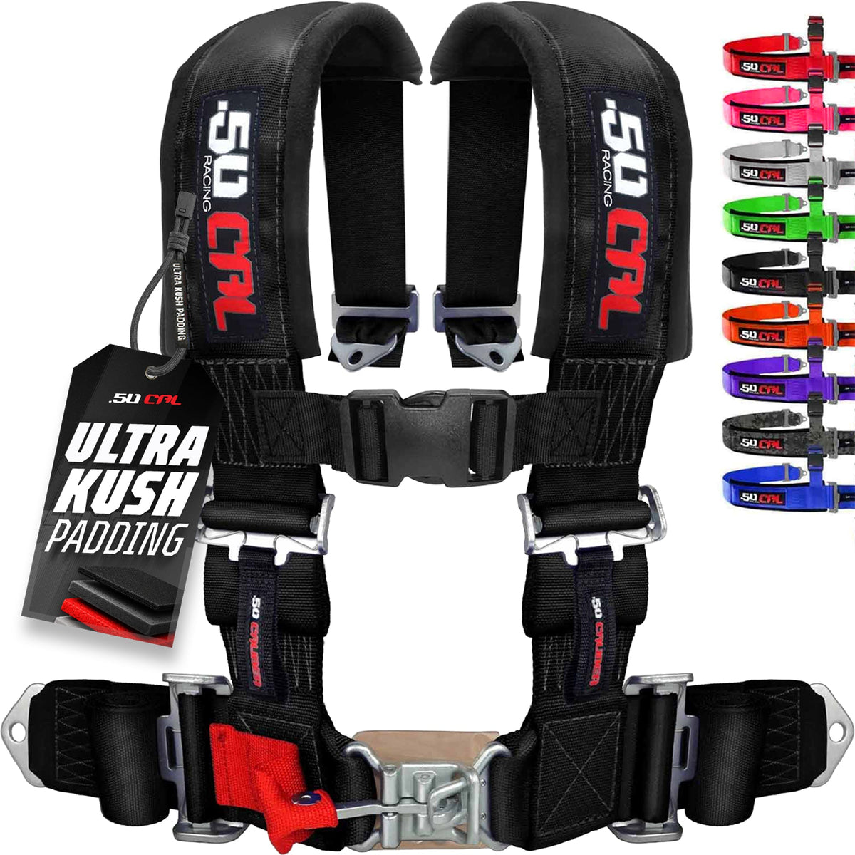 Pro Series 3" 4 point Harness Seat Belt 50 Caliber Racing
