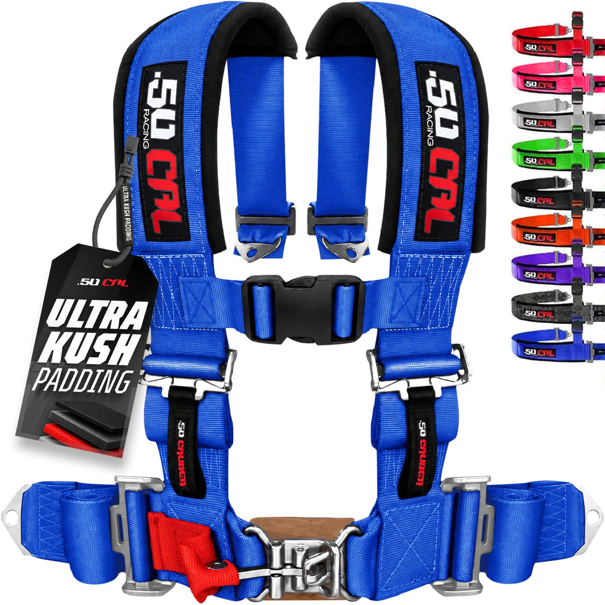Pro Series 3" 4 point Harness Seat Belt 50 Caliber Racing