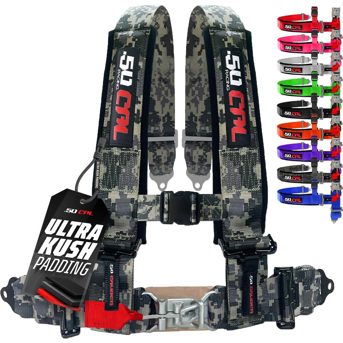 Pro Series 3" 4 point Harness Seat Belt 50 Caliber Racing