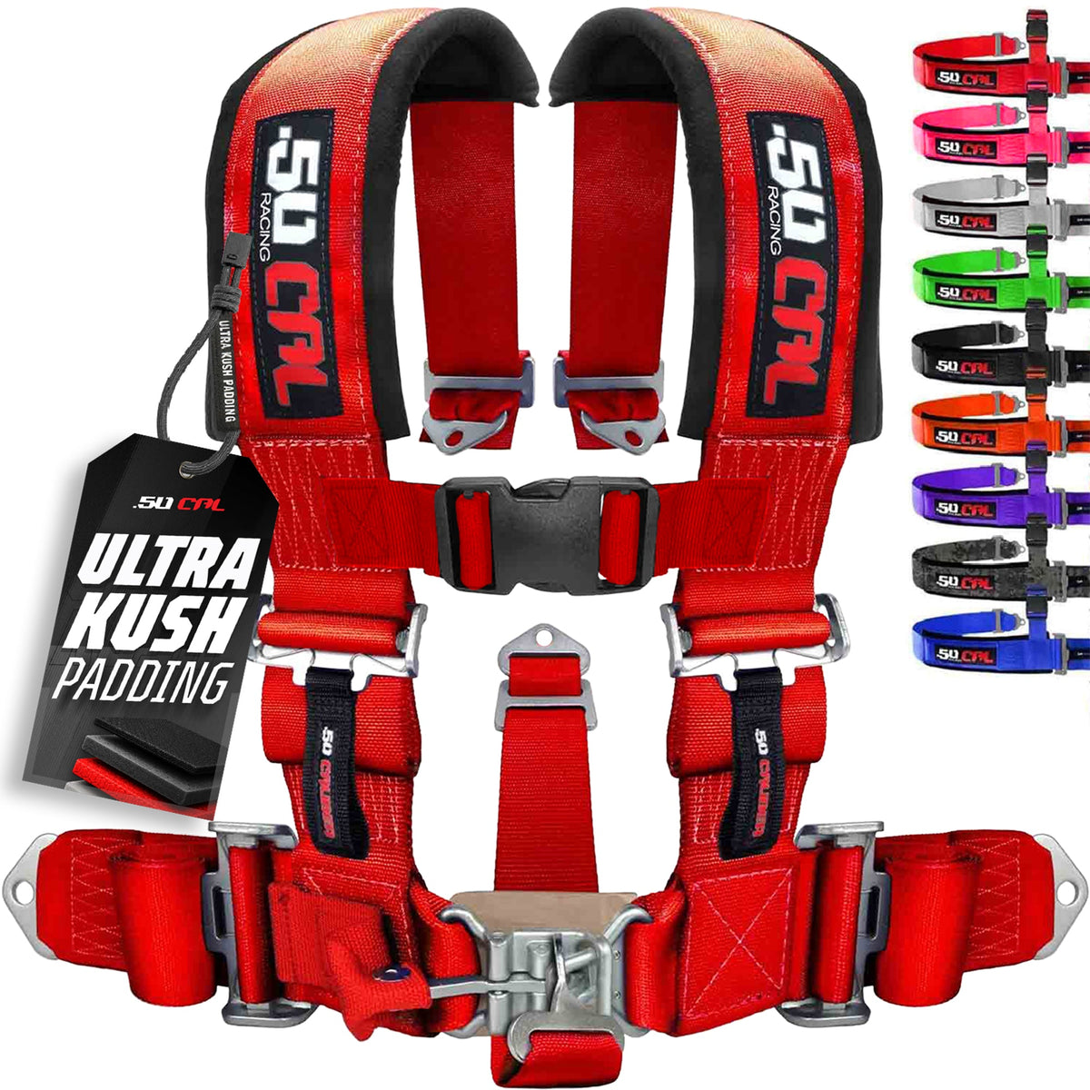 3" 5 Point Racing Harness – Pro Series Race Latch | 50 Caliber Racing