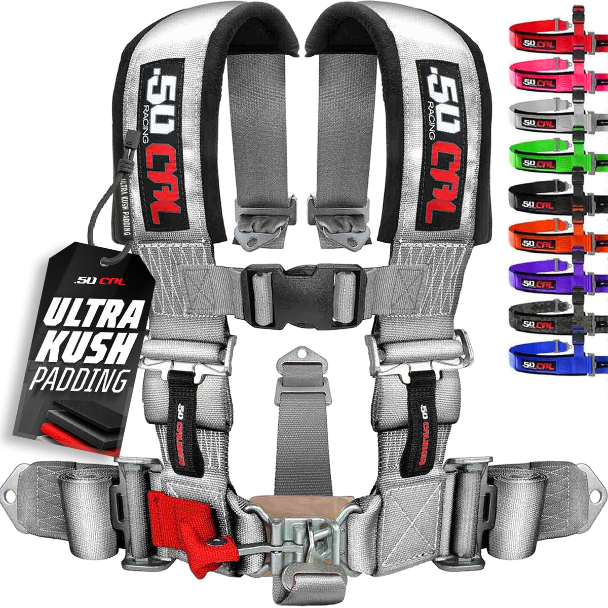3" 5 Point Racing Harness – Pro Series Race Latch | 50 Caliber Racing