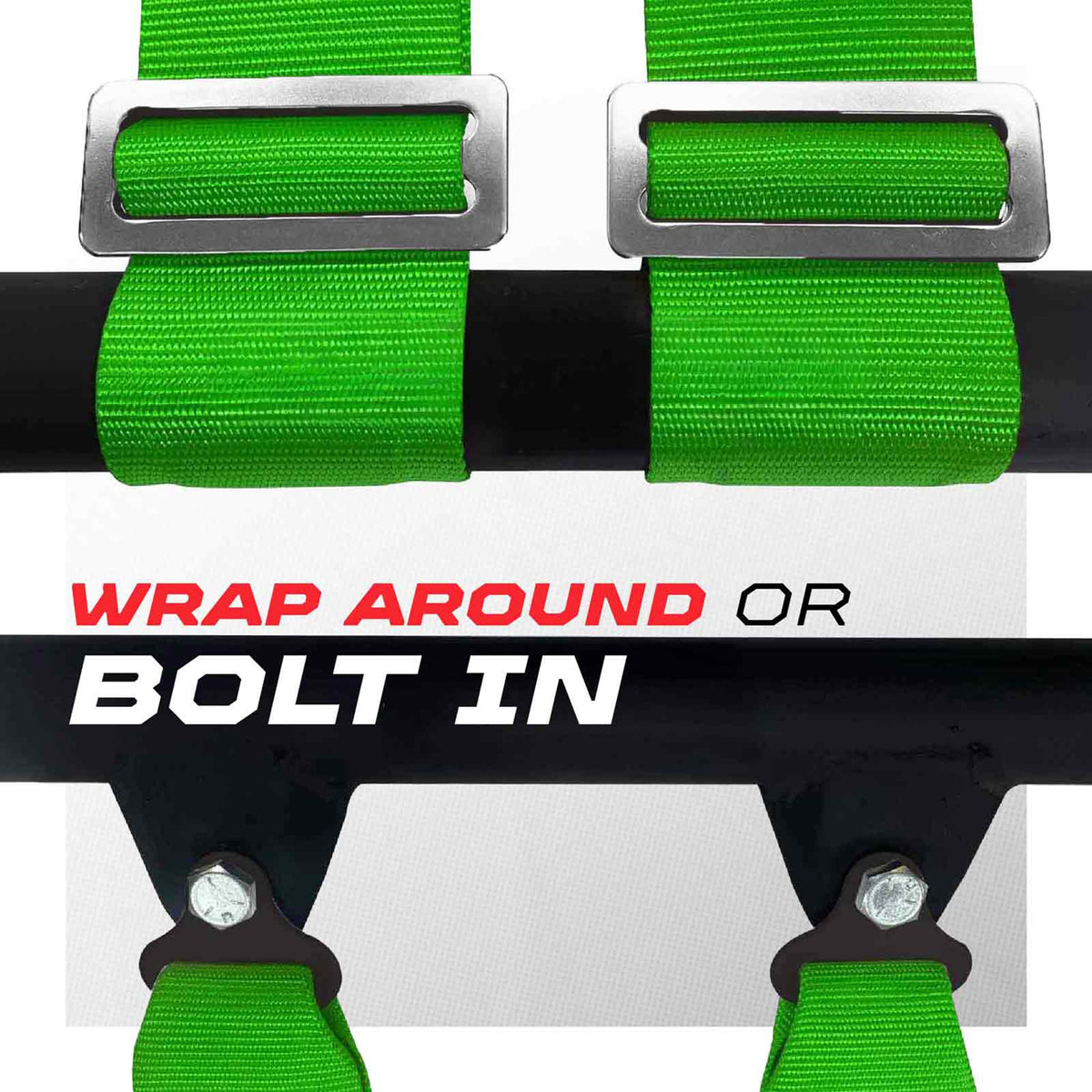 3" 5 Point Racing Harness – Pro Series Race Latch | 50 Caliber Racing