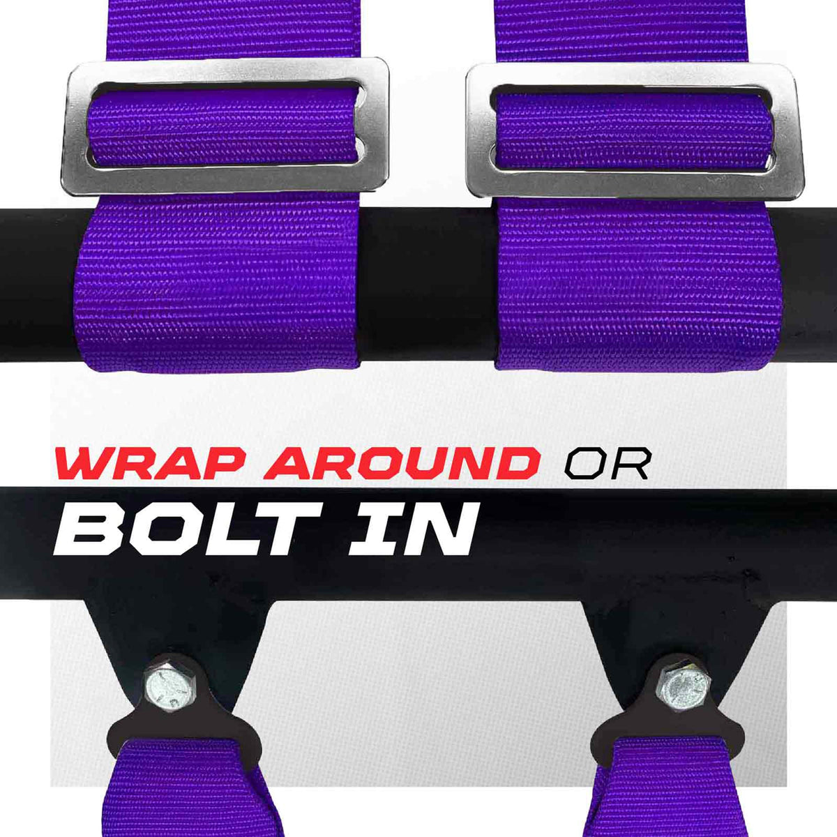 2" 5 Point Racing Harness – Pro Series Race Latch | 50 Caliber Racing