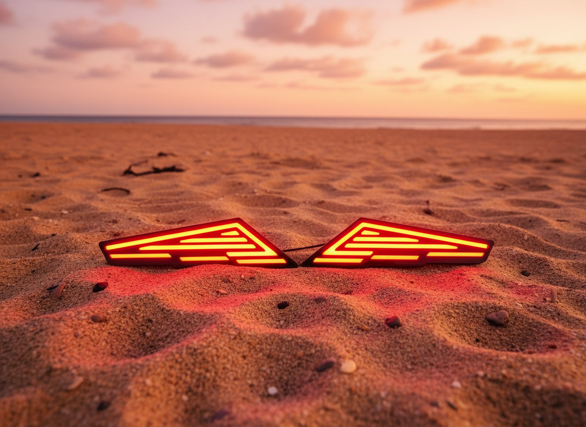 Billet LED Tail Light  PRO R,TURBO R, PRO XP. Blinker and hazard integration.