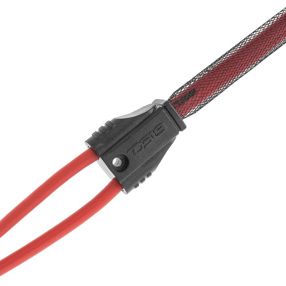 Level 2 RCA 100% Copper OFC Y Connector 1 FEMALE to 2 MALE -  RED