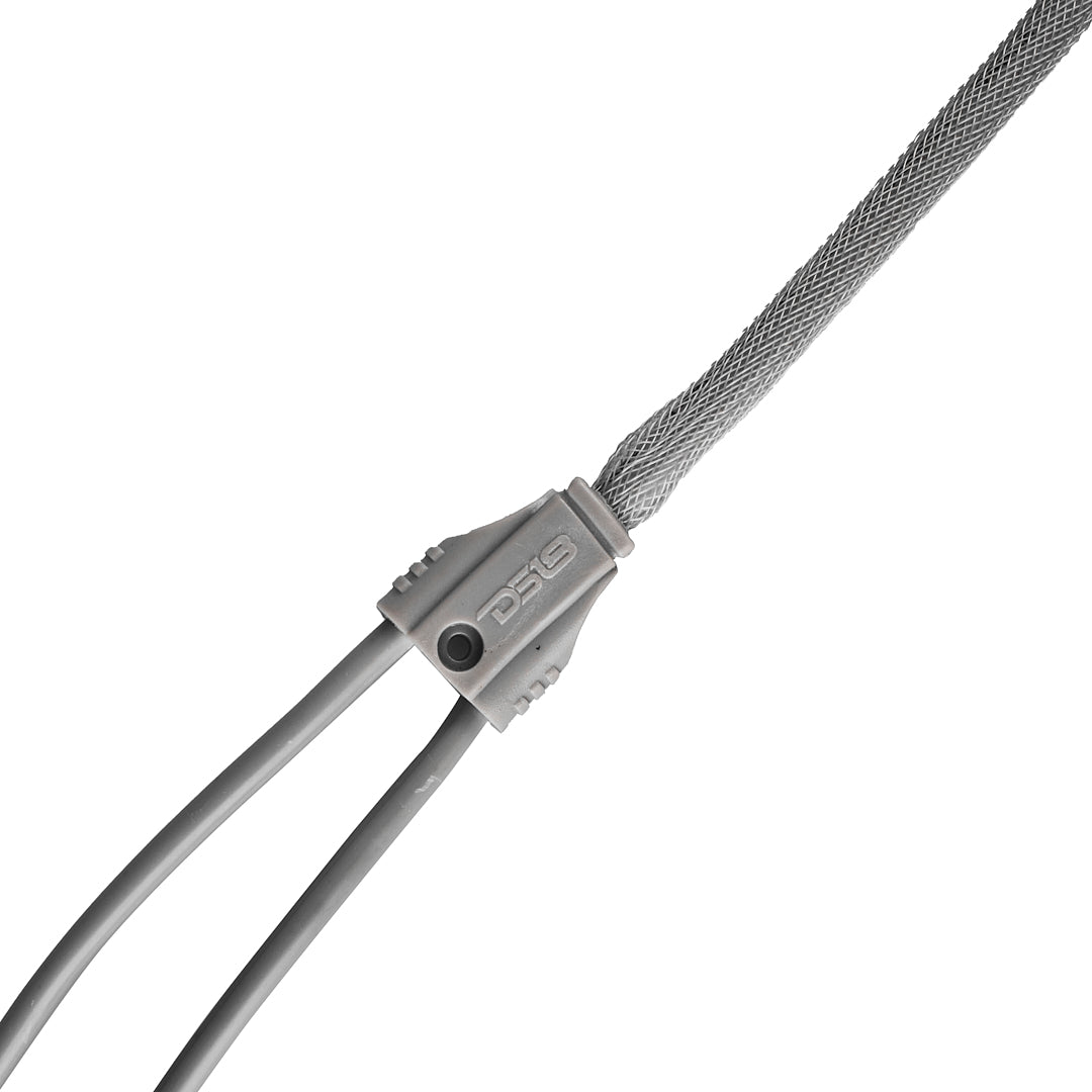 Level 2 RCA 100% Copper OFC Y Connector 1 FEMALE to 2 MALE - SILVER