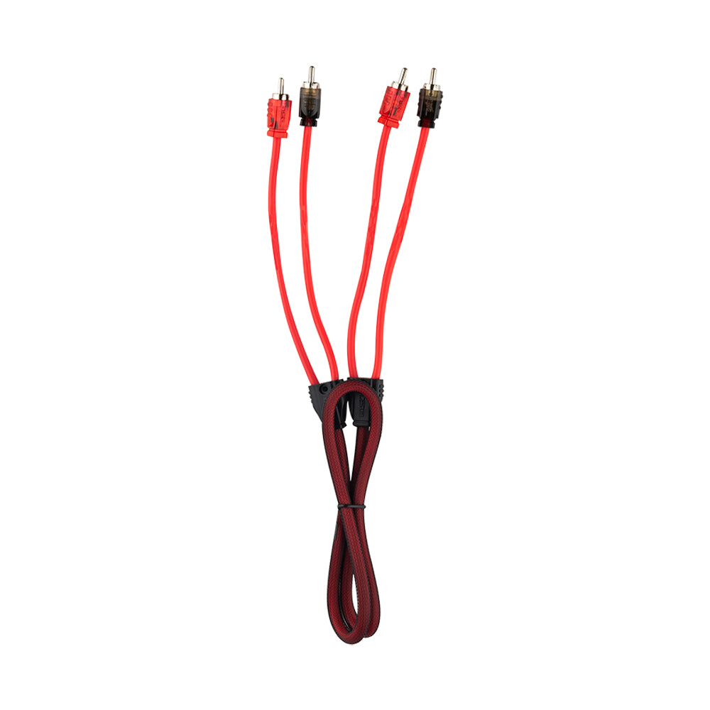 Level 2 RCA 100% Copper OFC 3 Feet - RED