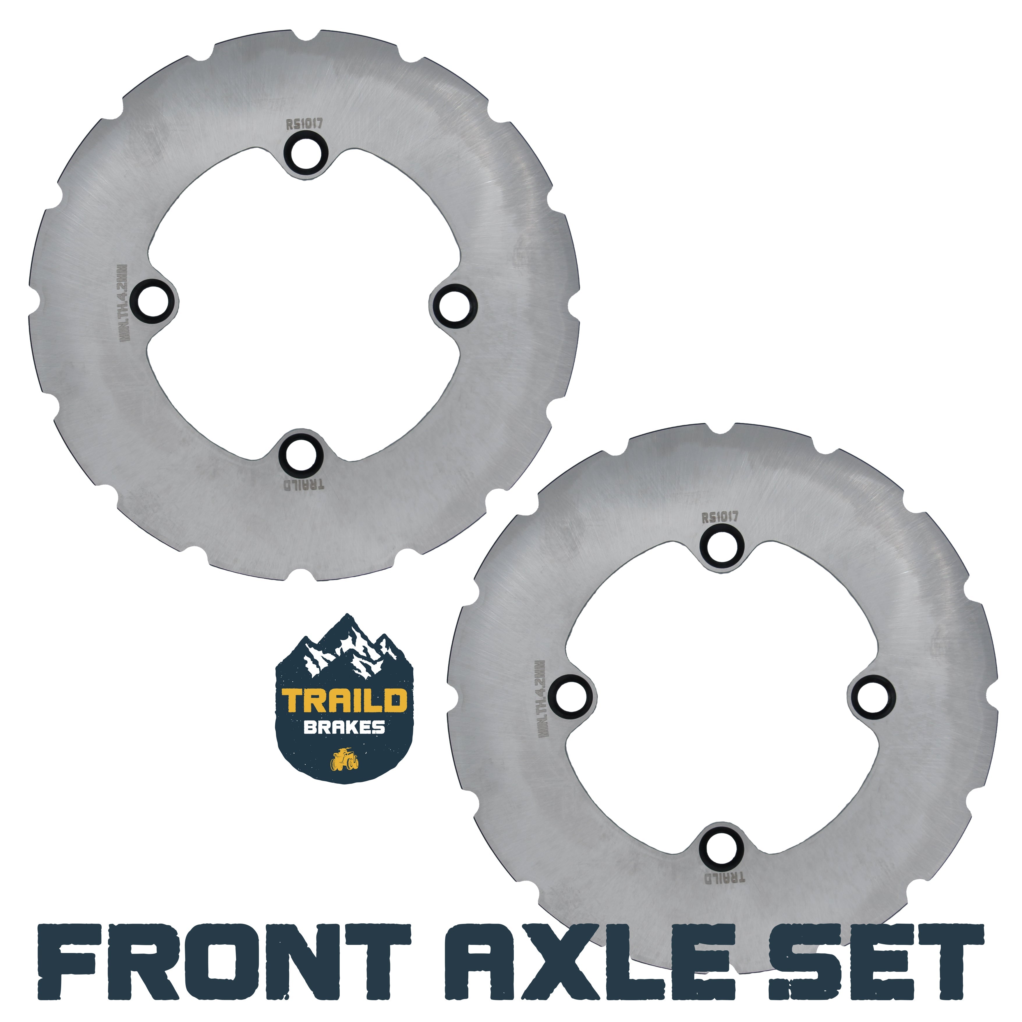 Polaris Ranger XP 1000 / XP Kinetic 2021-2027 Ridge Rider Disc Brake Rotor Kit